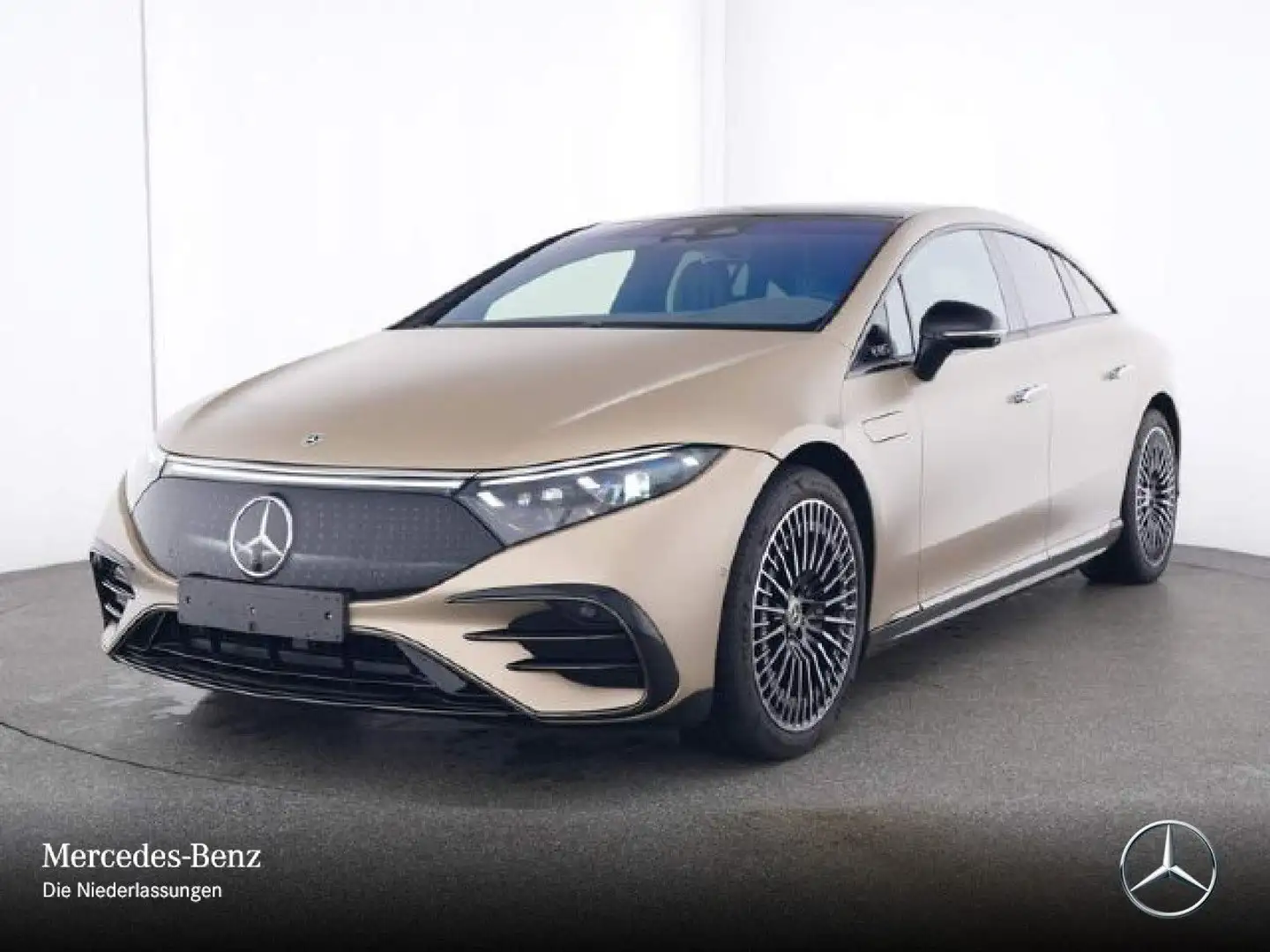 Mercedes-Benz EQS 580 4Matic AMG Fahrass Fondent Pano Burmester Bronze - 2