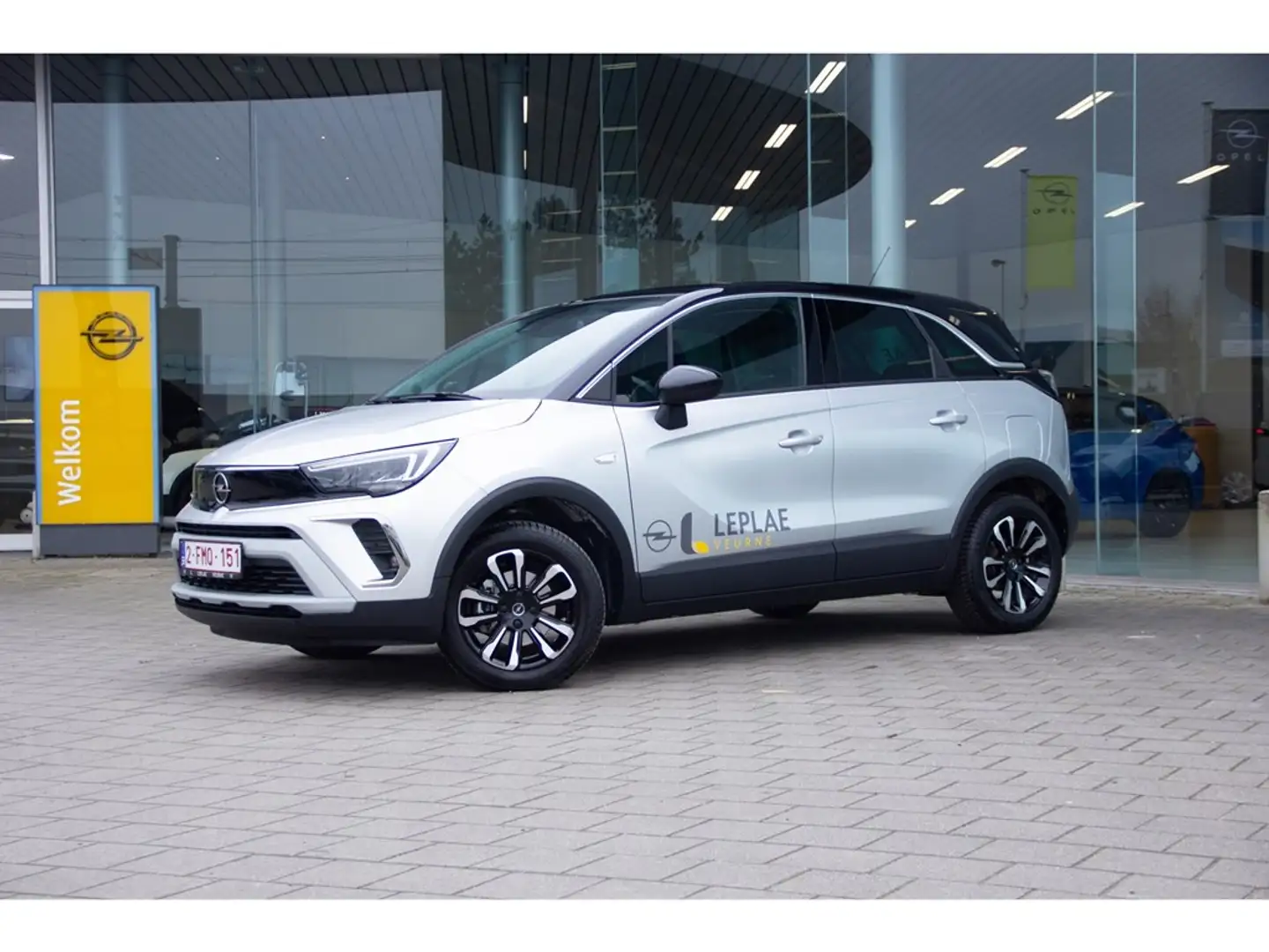 Opel Crossland ELEGANCE 1.2T MT6 110PK |PARKING PACK|GPS|KEYLESS| Zilver - 2