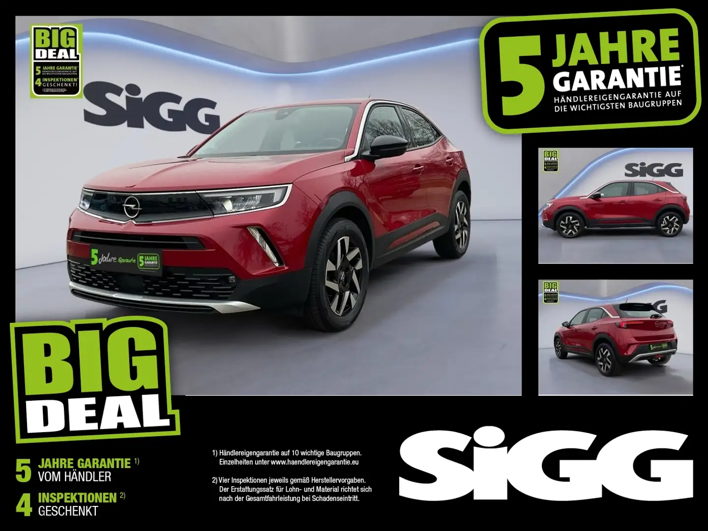 Opel Mokka Elegance aus 2.Hand + top Extras + Garantie Rot - 1