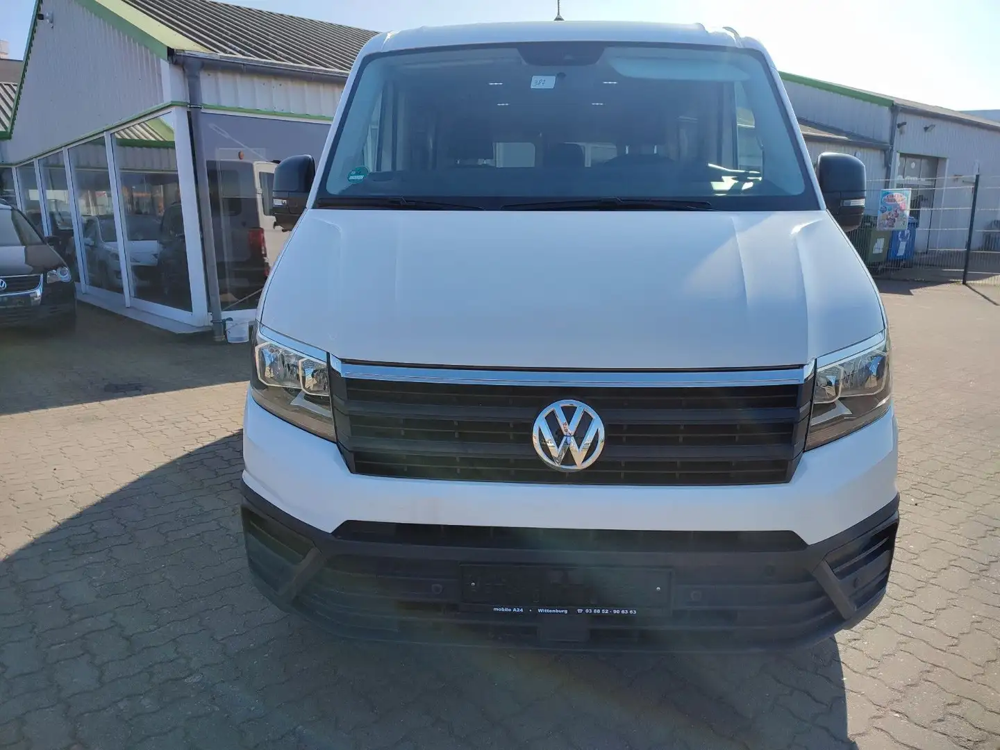 Volkswagen Crafter 35 mittellang  9 EINZELSITZE 3T ANHÄNGL. Weiß - 2