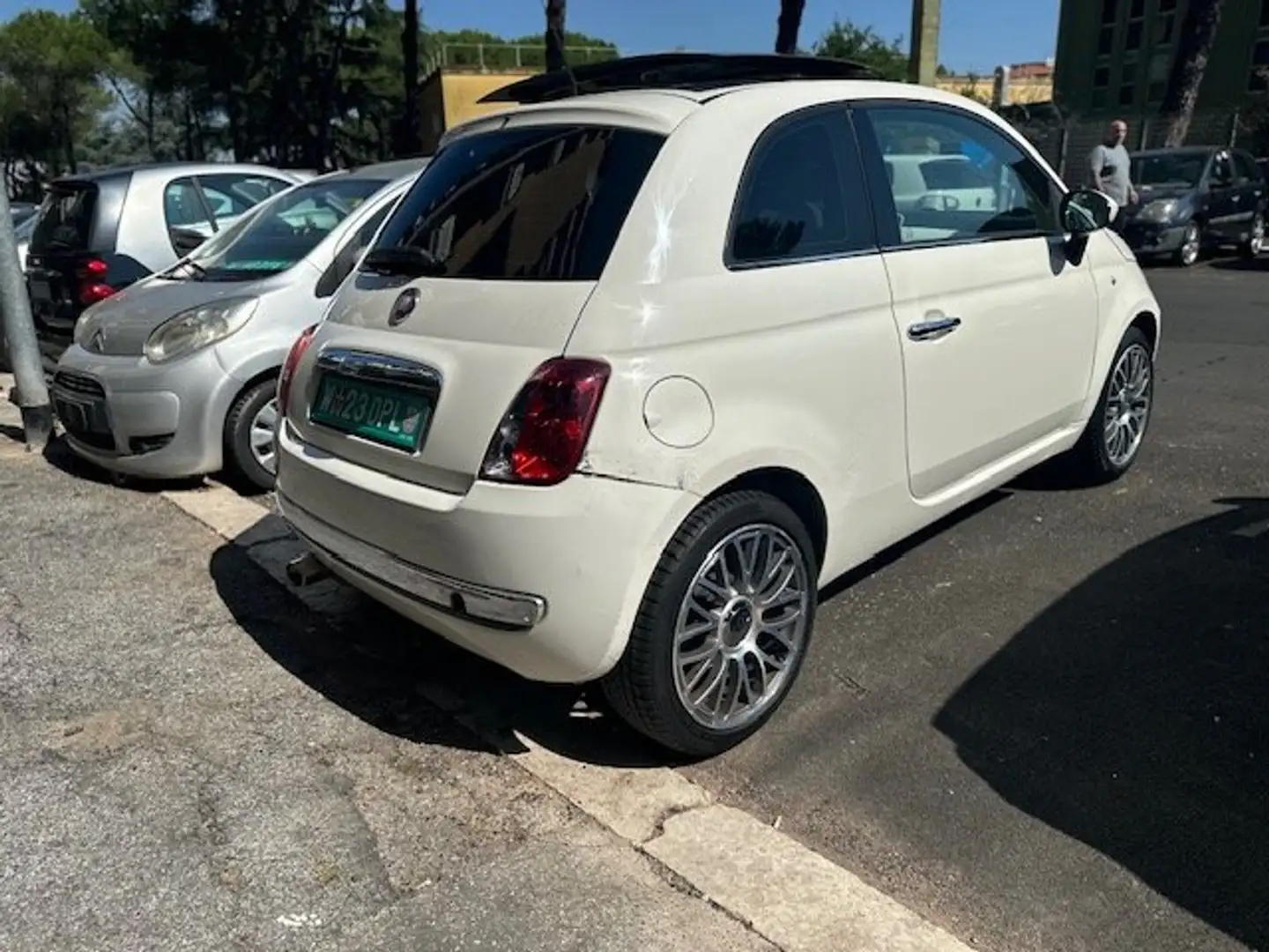 Fiat 500 CERCHI ABARTH 17 MARMITTA SUTER TETTO APRIBILE Bianco - 2