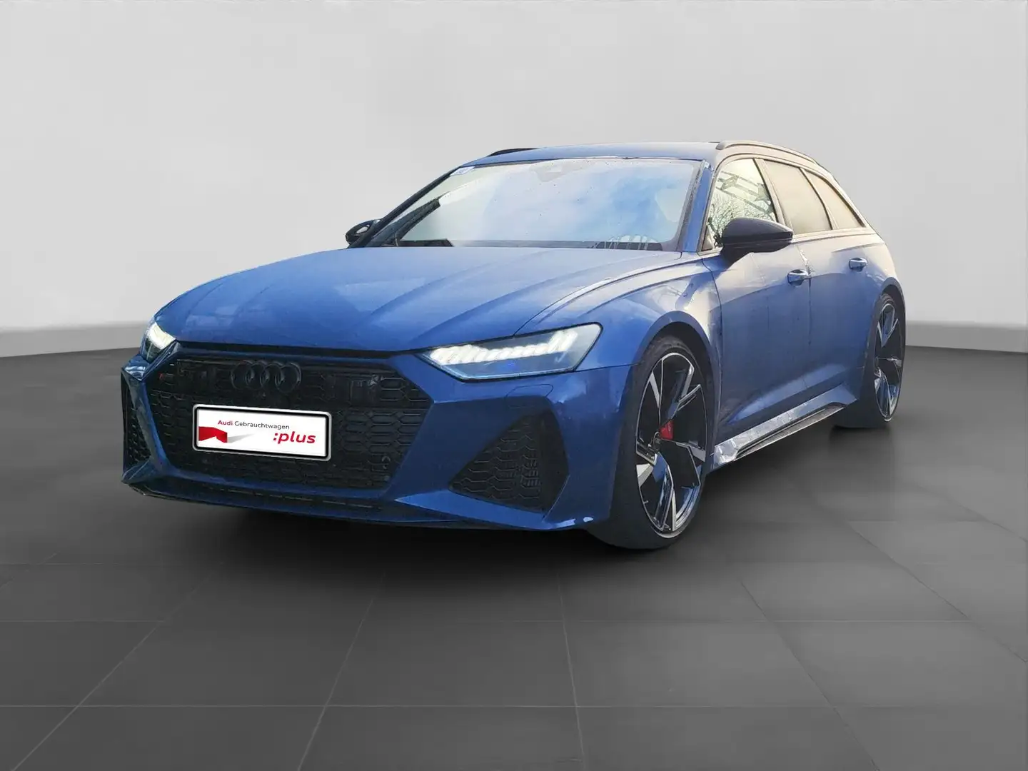 Audi RS6 RS6 Avant TFSI Q PERFORMANCE LM22 SPORTABGAS AHK Bleu - 2