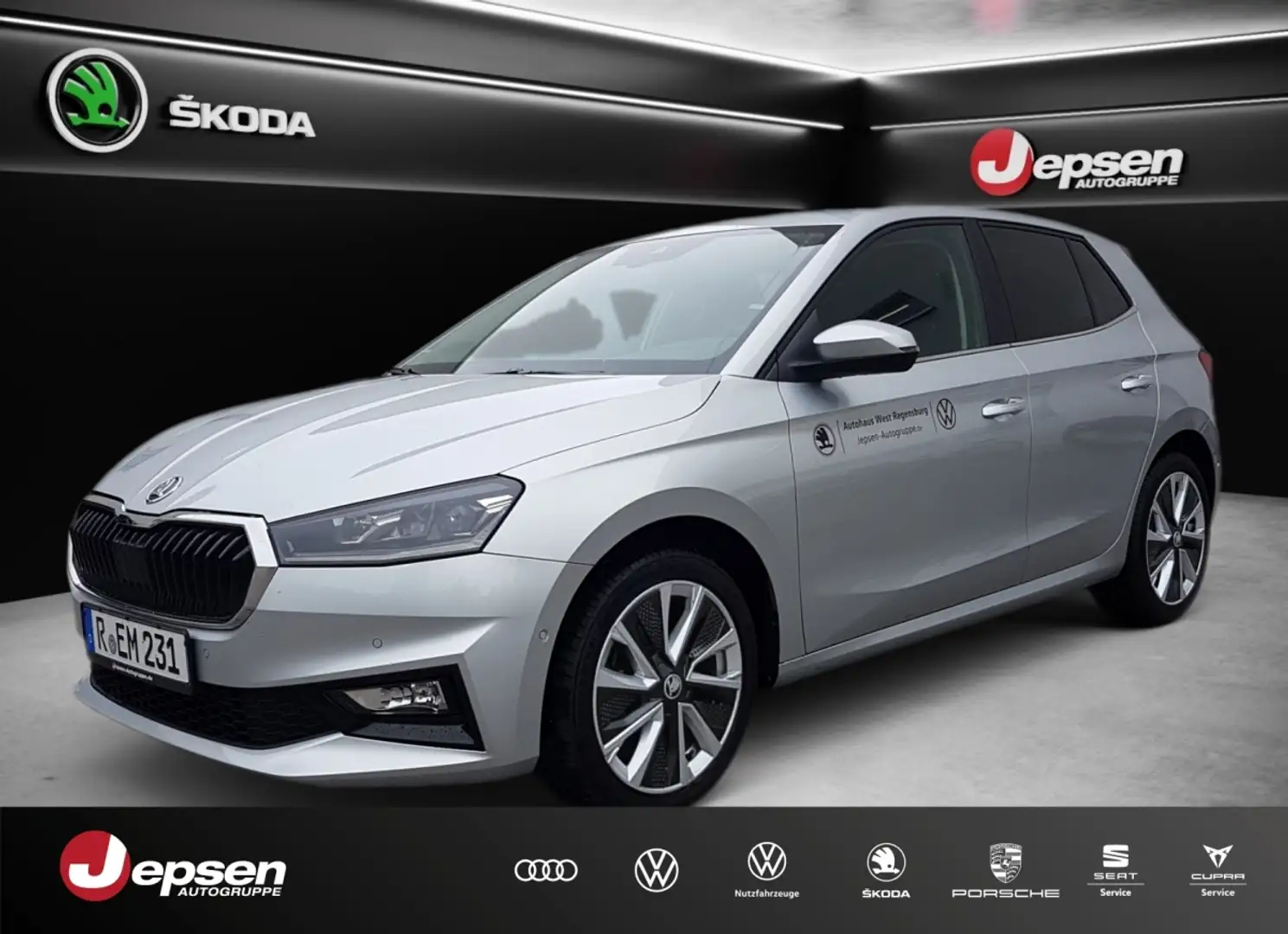 Skoda Fabia Style 1.0 TSI /LED /KLIMA /NAVI FLA Silber - 1