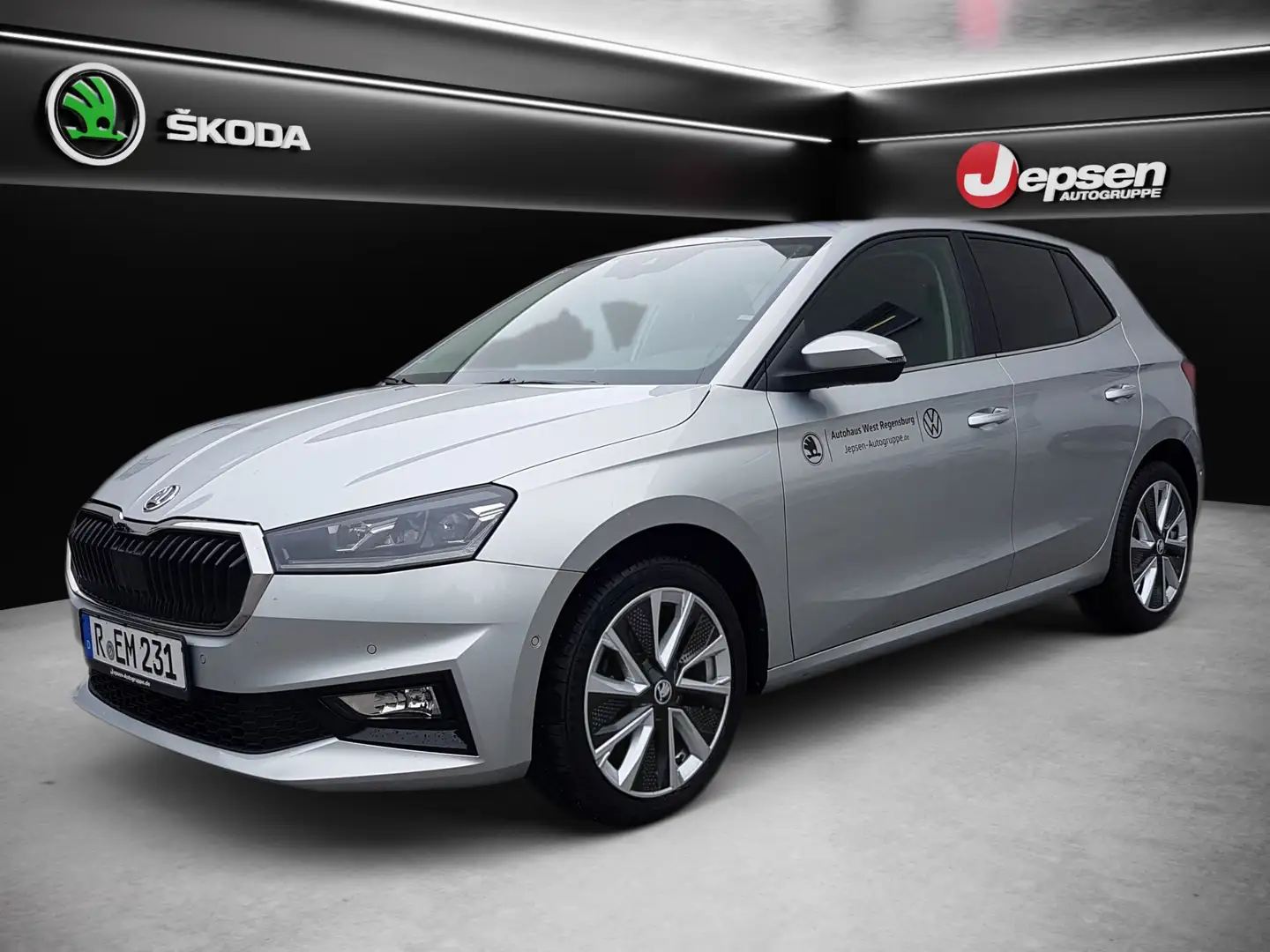 Skoda Fabia Style 1.0 TSI /LED /KLIMA /NAVI FLA Silber - 2