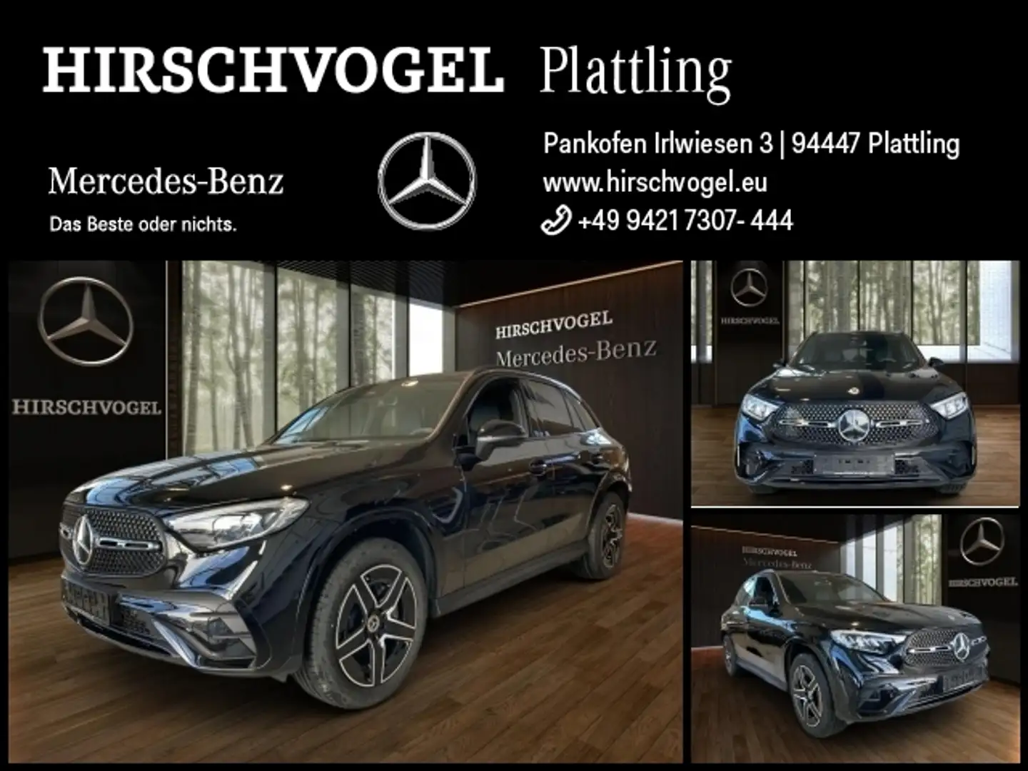 Mercedes-Benz GLC 300 de 4M AMG-Line+Night+AHK+DISTRO+MBUX+LED Schwarz - 1