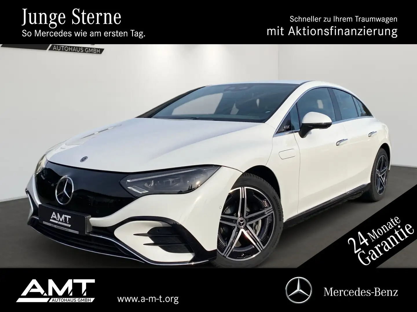 Mercedes-Benz EQE 350 EQE 350 4M AMG*Premium+*AHK*AIRMATIC*Distronic LED Blanc - 1