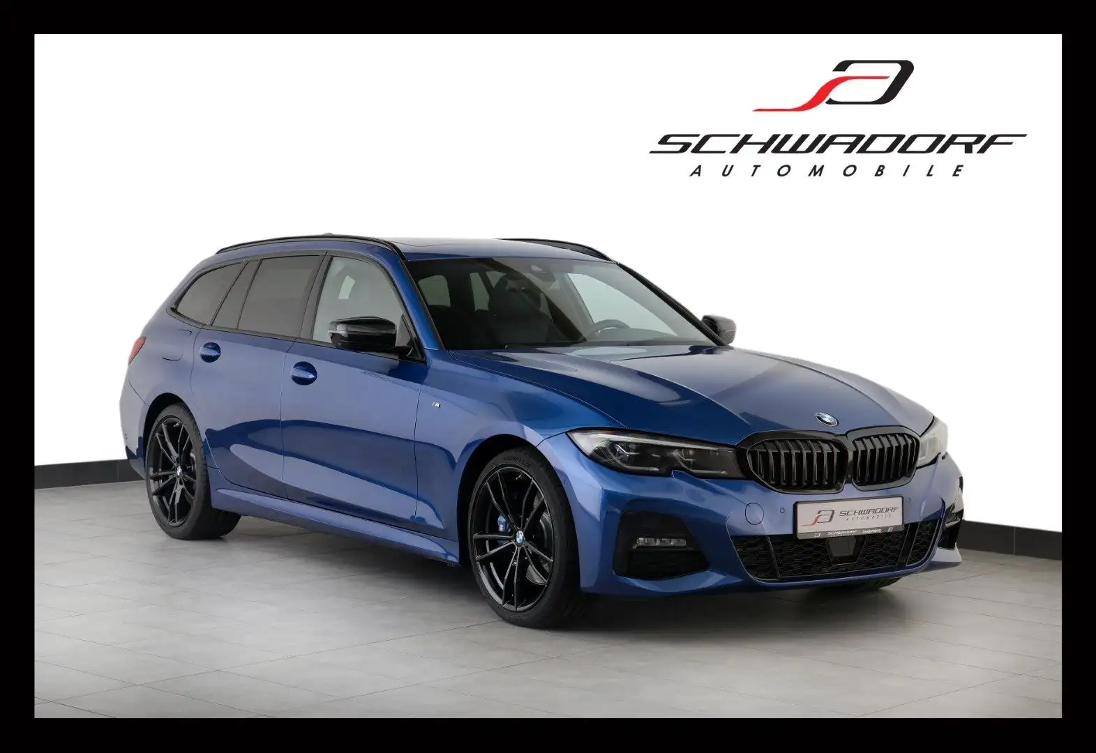 BMW 330 d Touring M Sport PANO STHZ HUD ACC AHK 19" Blau - 1