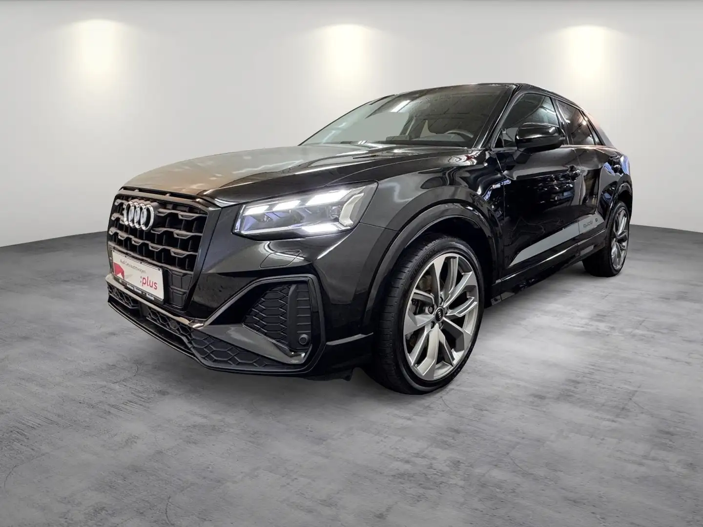 Audi Q2 S line 40TFSI quattro MATRIX AHK NAV ACC KAM Schwarz - 1