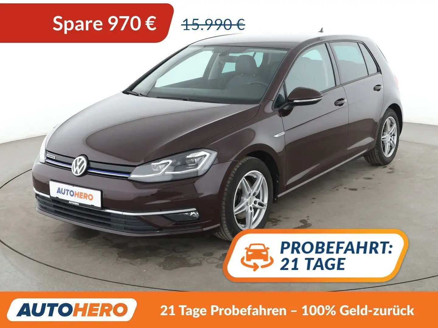 Volkswagen Golf 1.5 TSI ACT Highline BM*NAVI*LED*PDC* Braun - 1