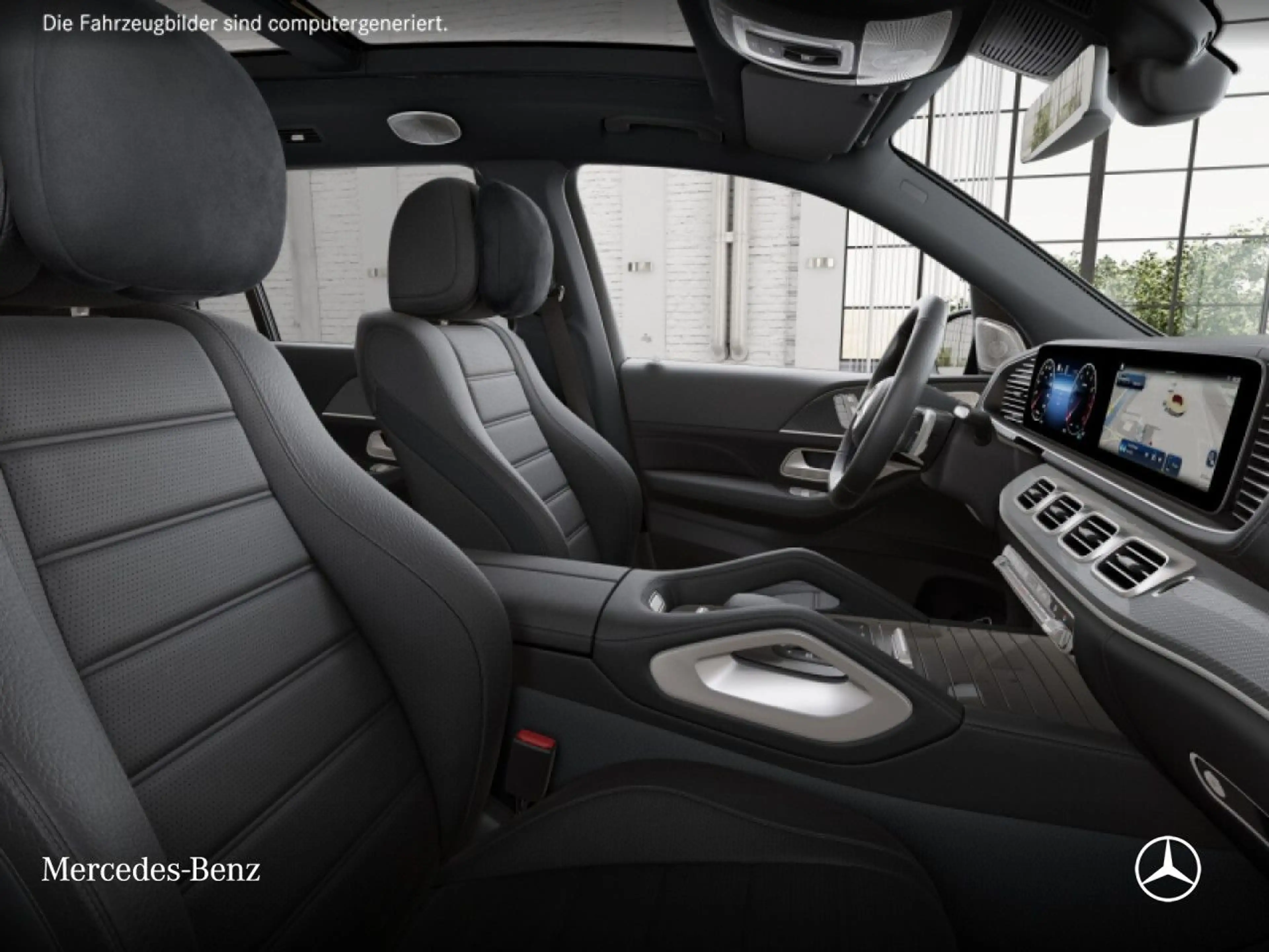 Mercedes-Benz GLS 580 4M AMG+PANO+360+AHK+MULTIBEAM+STHZG+CARBON — photo 11