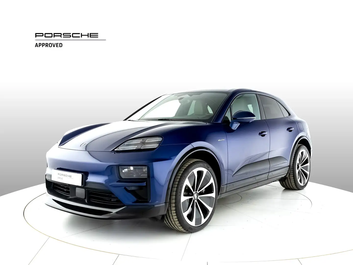 Porsche Macan turbo Bleu - 1