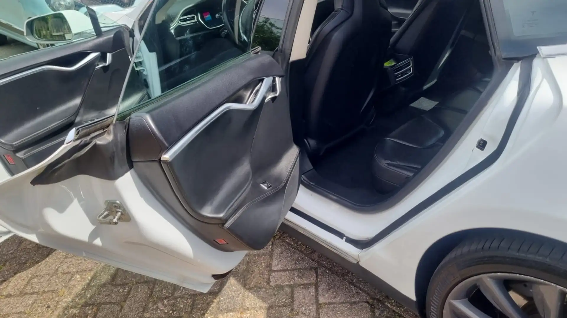 Tesla Model S Blanc - 2
