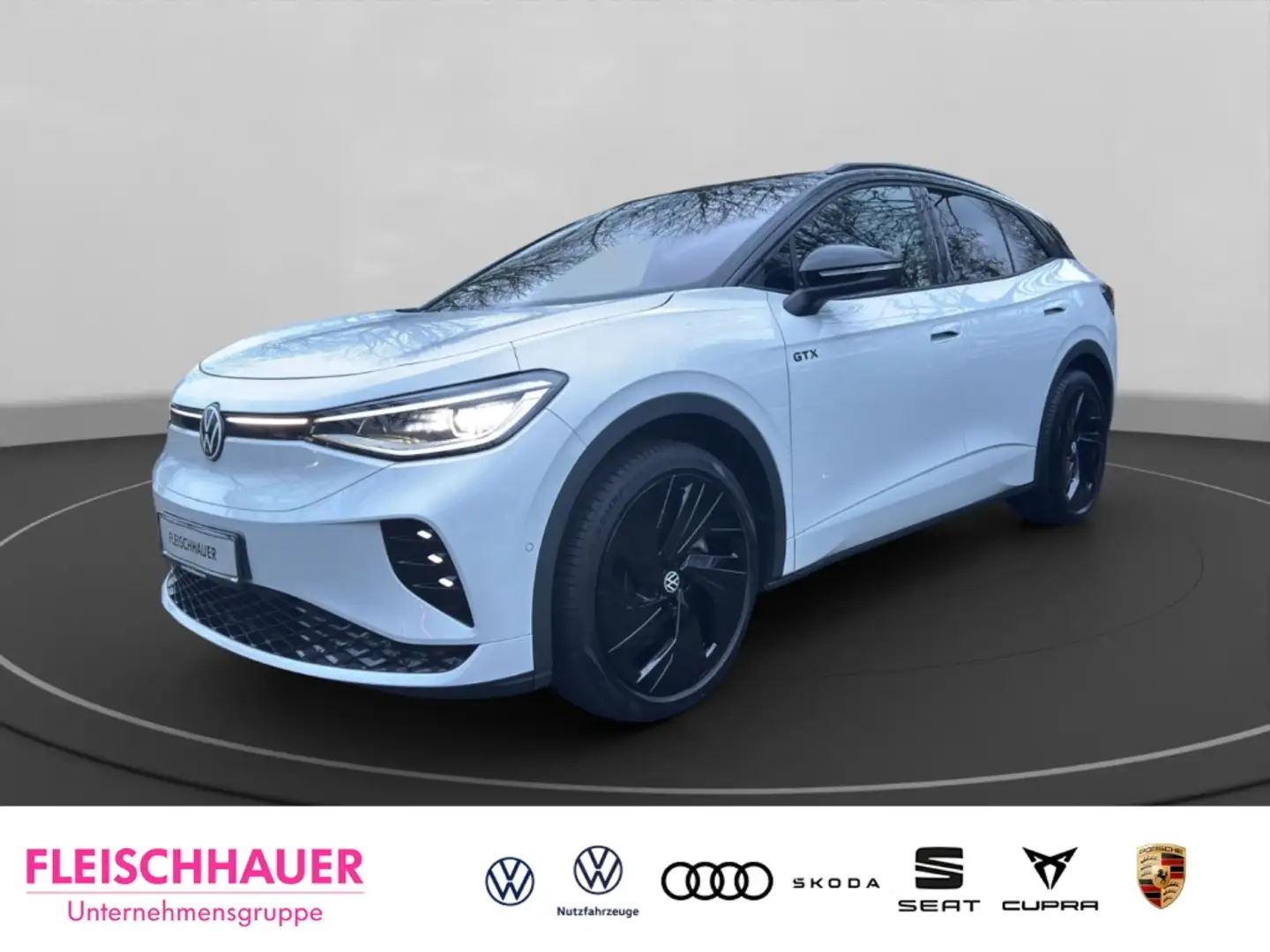 Volkswagen ID.4 GTX 4Motion 77 kWh Infotainment-Paket HUD AHK  Pan Weiß - 1