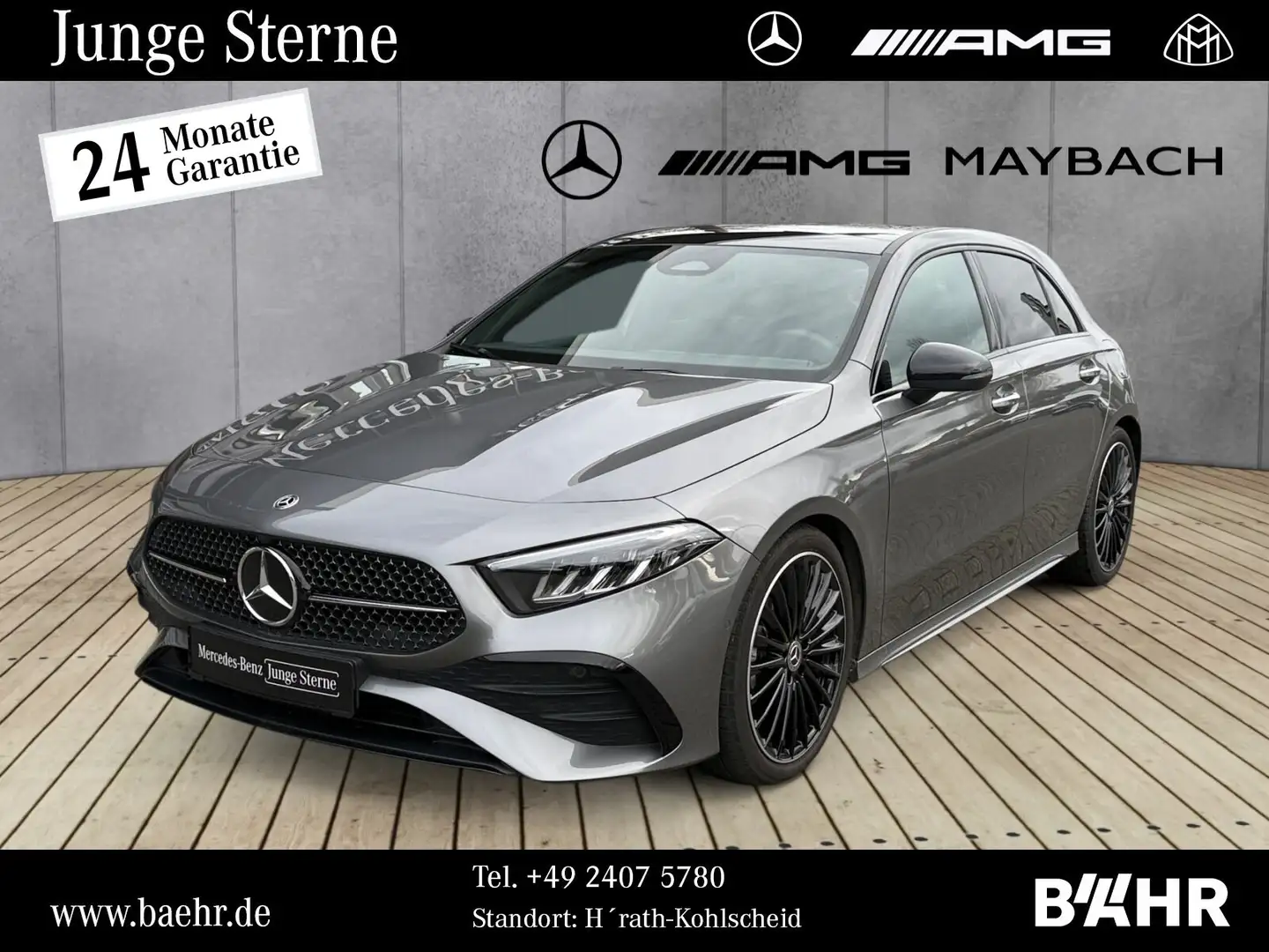 Mercedes-Benz A 200 A 200 d AMG+Night/MBUX/LED/Pano/Totwinkel/LMR19 Grau - 1