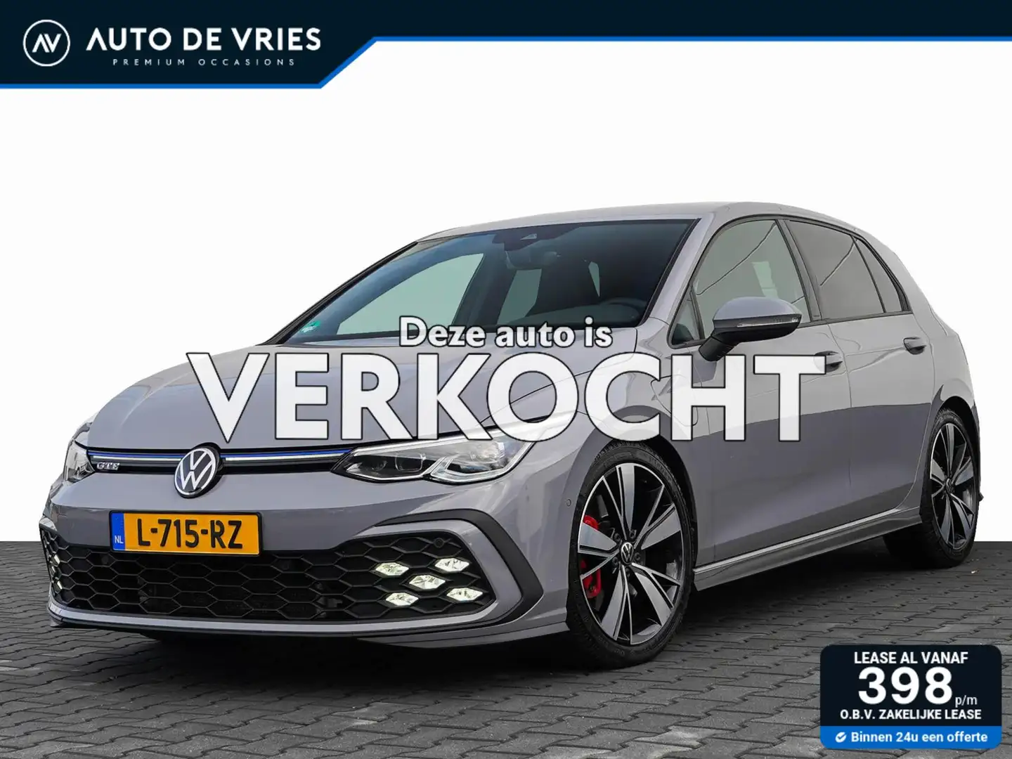 Volkswagen Golf GTE 1.4 eHybrid 245pk | Eibach Pro kit | GTI uitlaat | Gris - 1