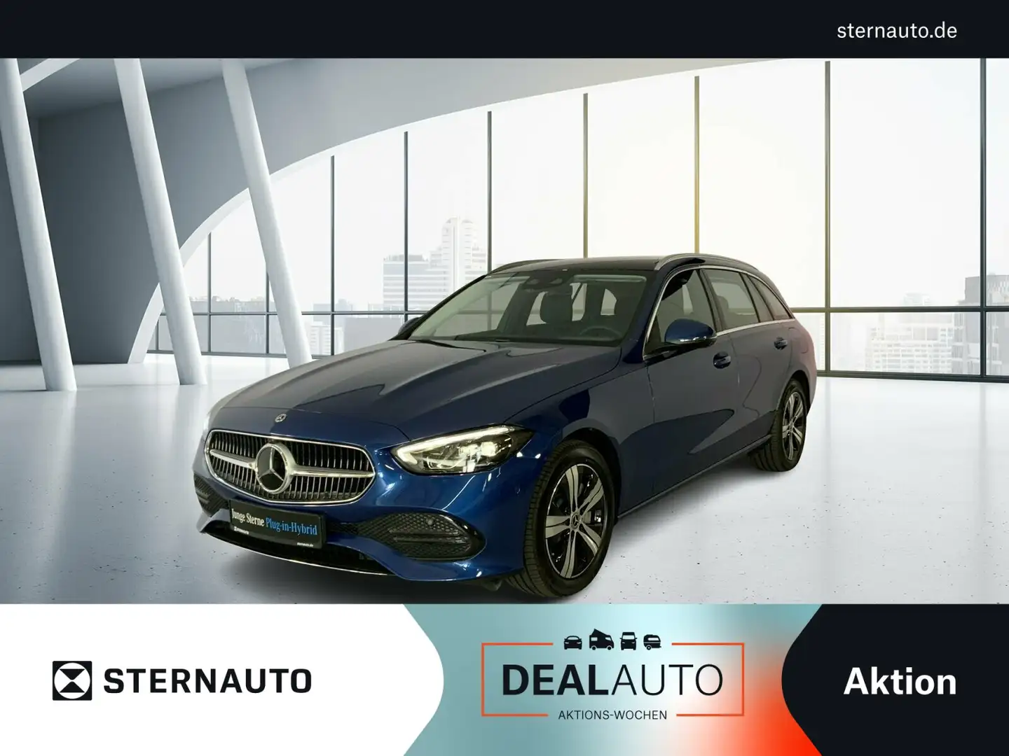 Mercedes-Benz C 300 C 300 de 4MATIC T-Modell mit EQ Hybrid Technologie Bleu - 1