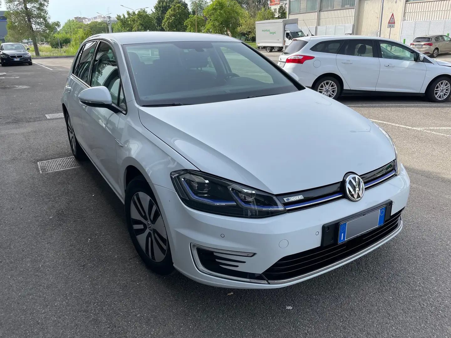Volkswagen Golf Golf VII 2017 Elettrica 5p e-Golf 5p Bianco - 1