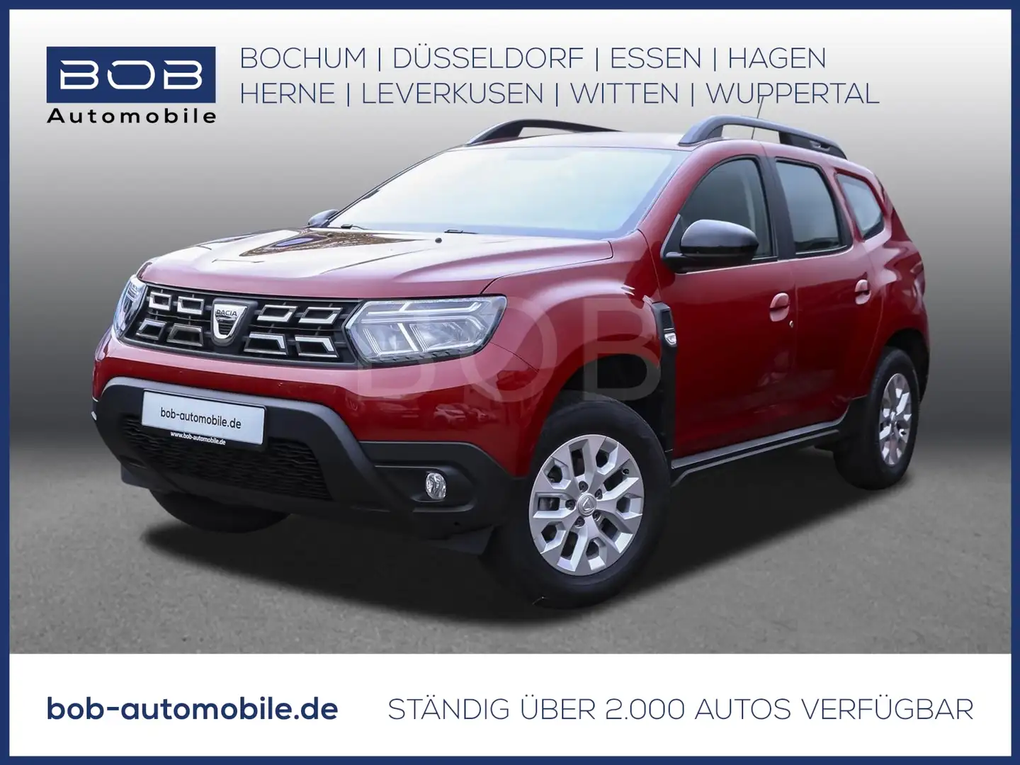 Dacia Duster Comfort TCe 100 ECO-G SHZ AHK NAVI ALU BT Rouge - 1