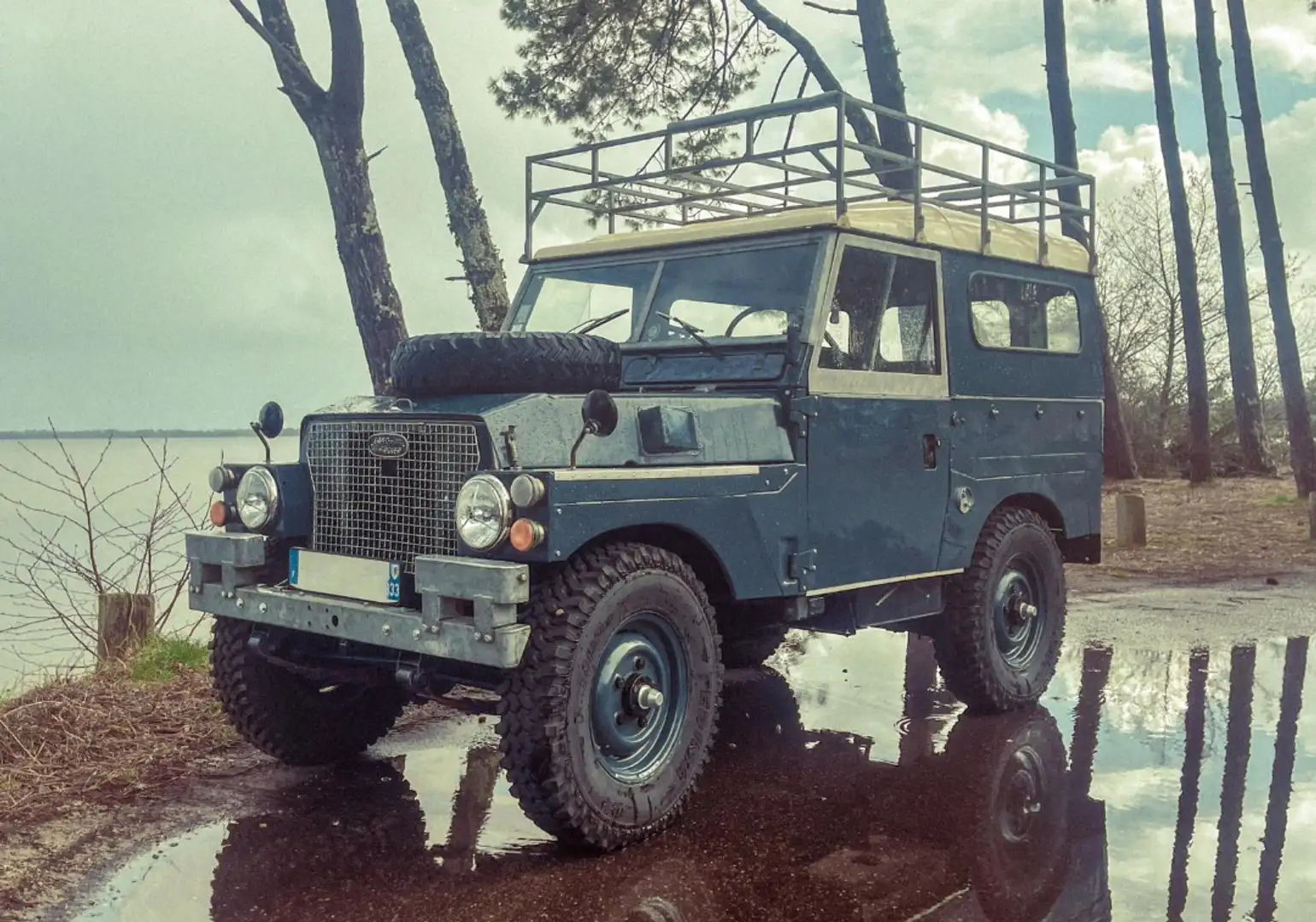 Land Rover Series Bleu - 2
