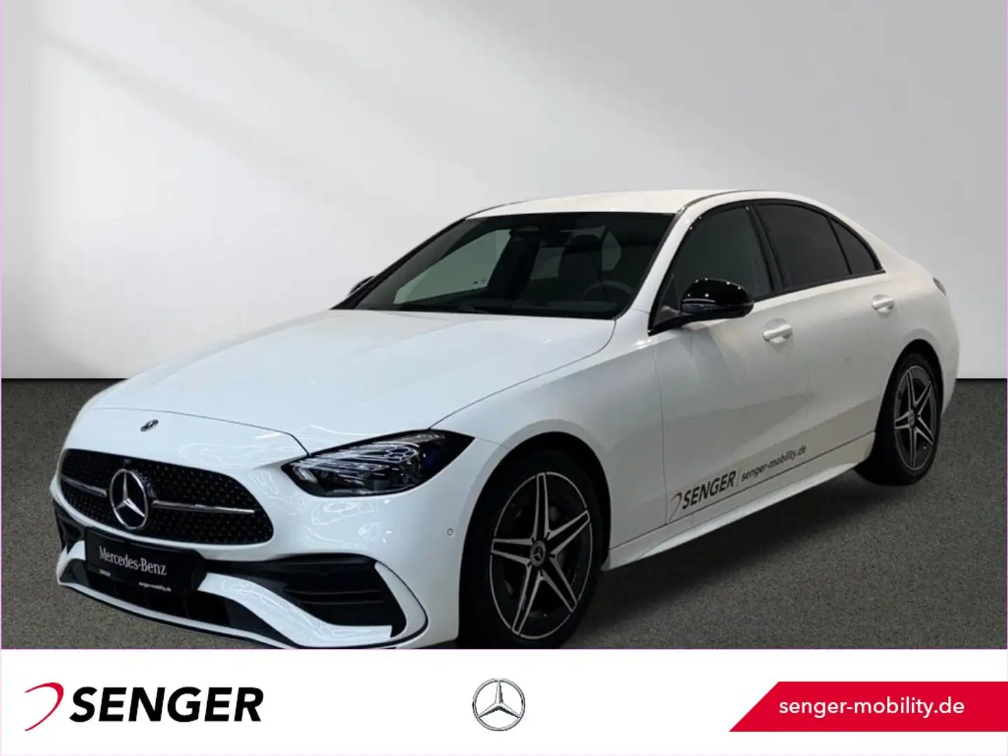 Mercedes-Benz C 220 d AMG-Line Night Memory Digital-Light 360° Weiß - 1