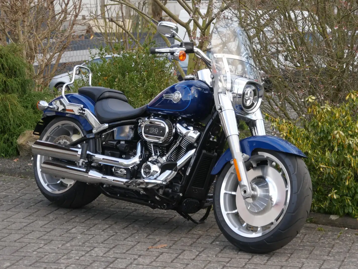 Harley-Davidson Fat Boy 114 FLFBS plava - 1