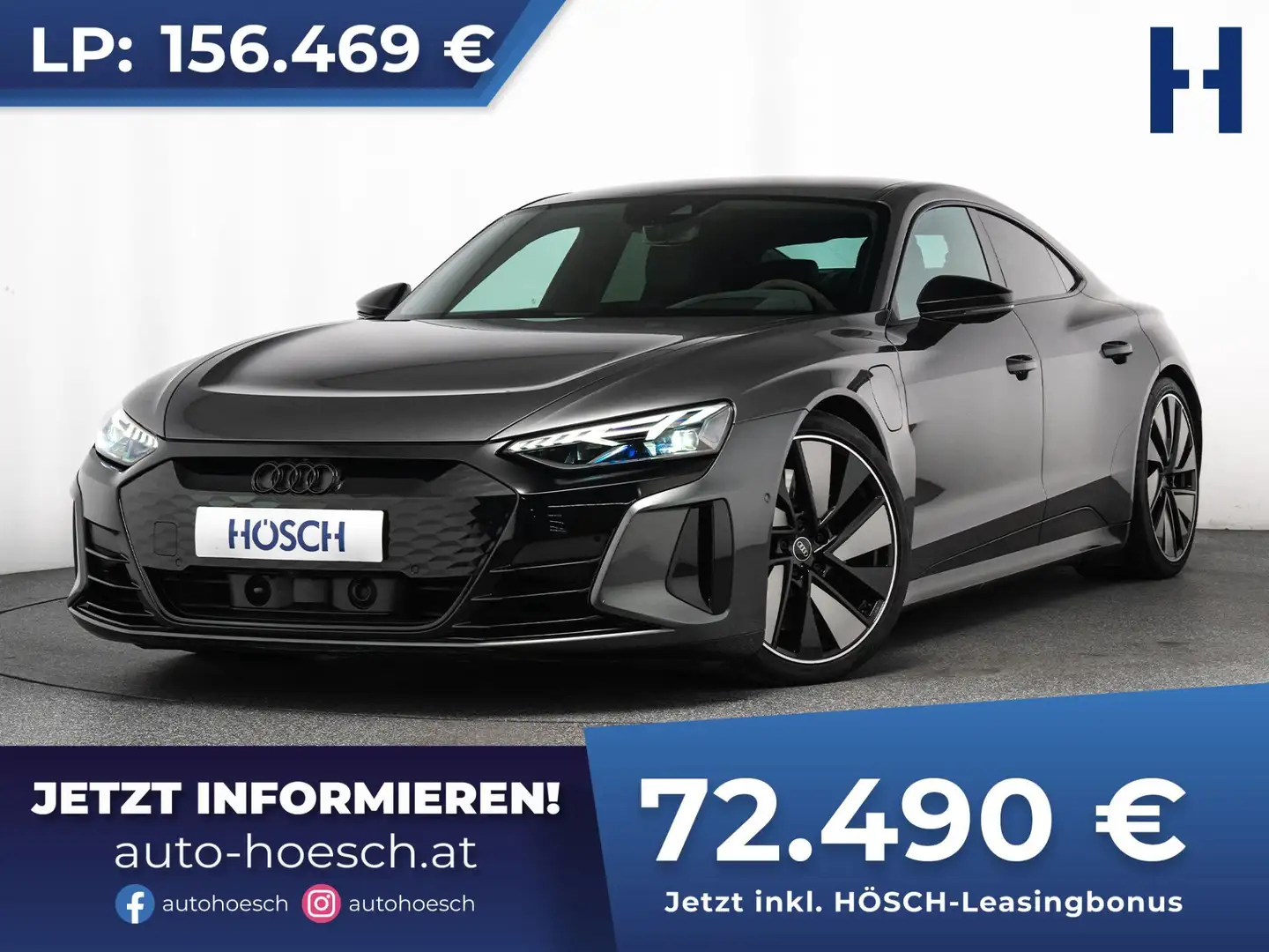Audi e-tron GT RS quattro 21" BLACK LASER B&O PANO DESIGN Grau - 1