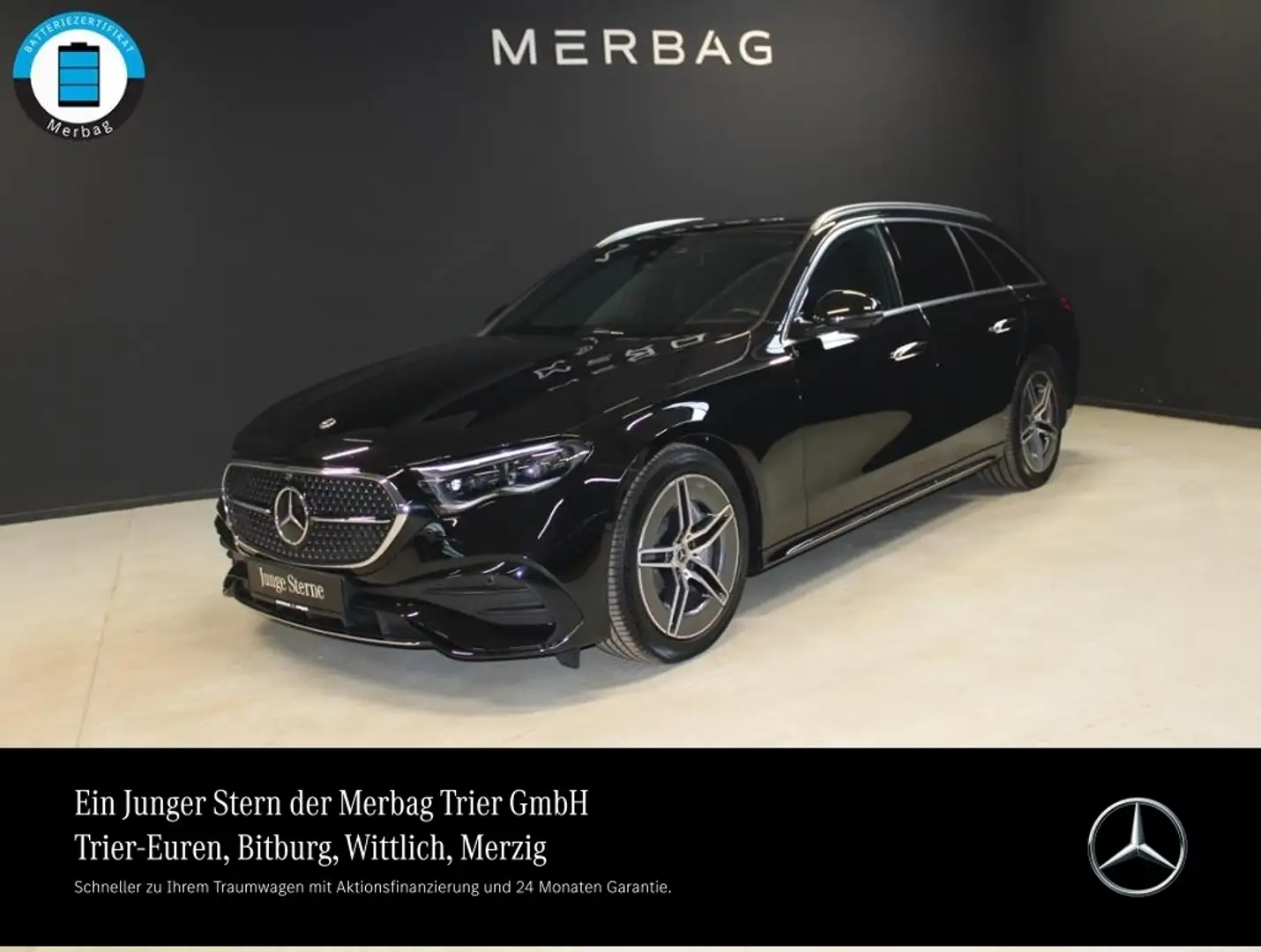 Mercedes-Benz E 300 T de 4M *AMG Pano AHK Digital 360° Memory Schwarz - 1