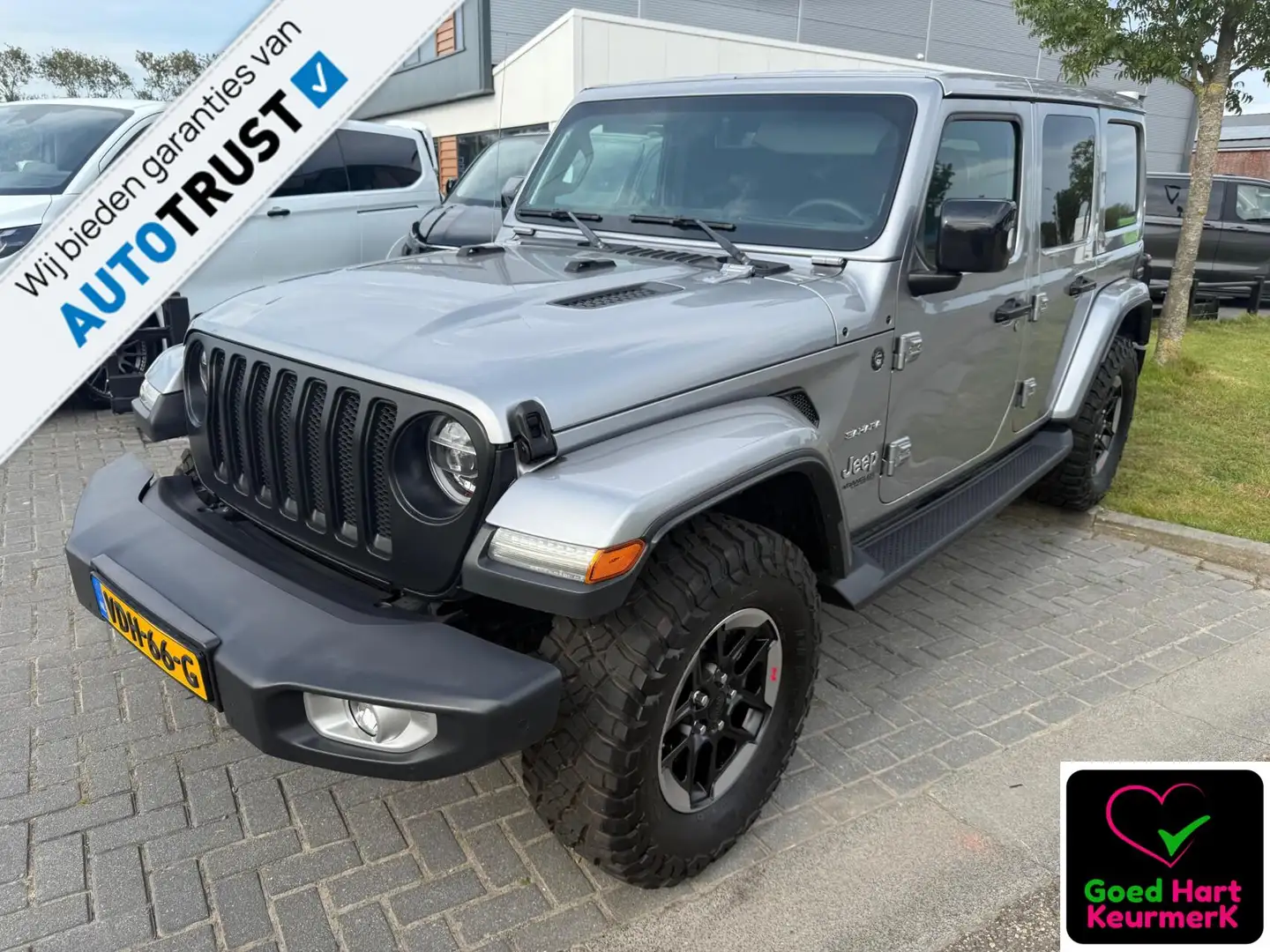 Jeep Wrangler 2.2D Sahara Unlimited 200Pk OUTLAW 4WD, MOPART LV Argent - 1