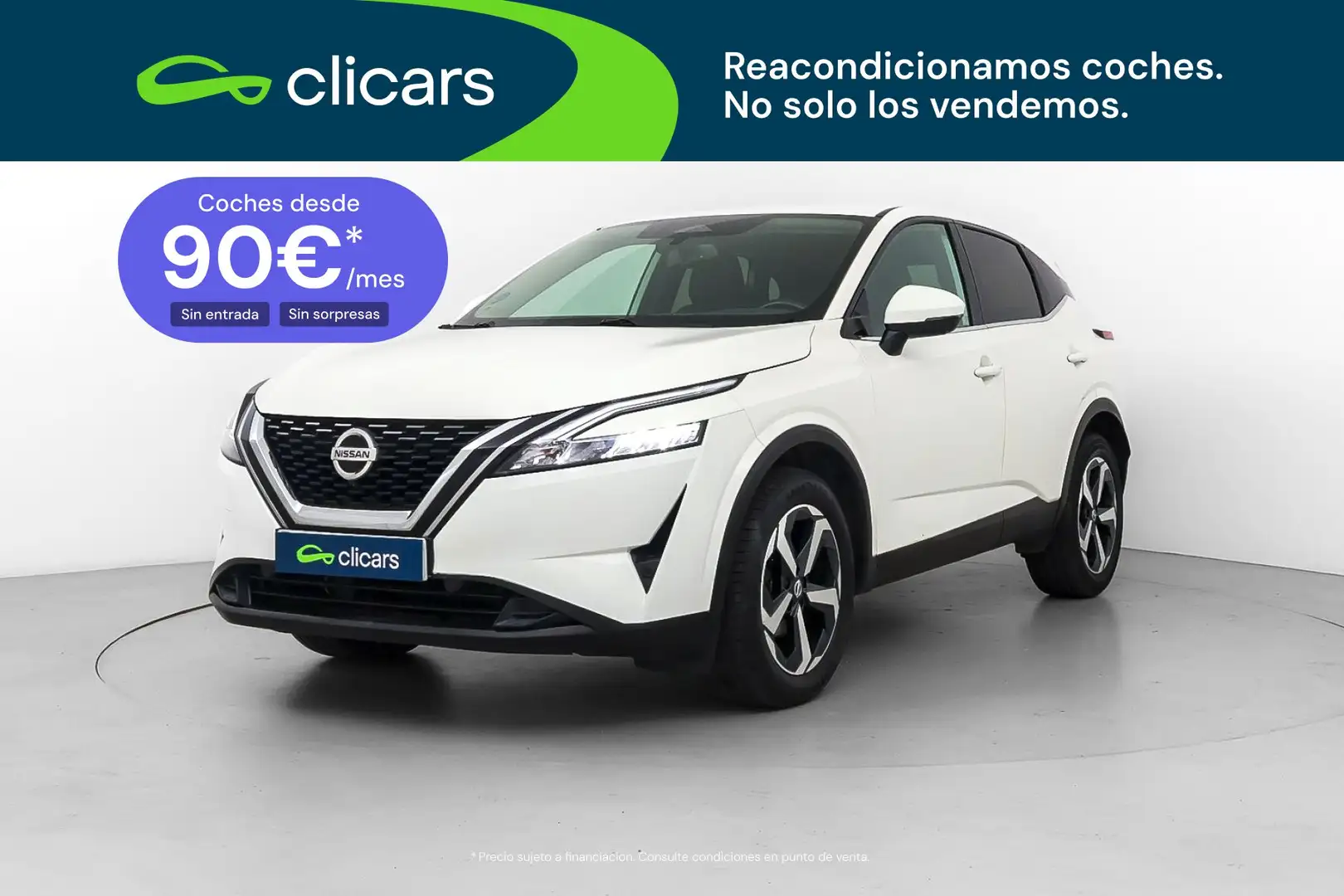 Nissan Qashqai 1.3 DIG-T N-Connecta 4x2 103kW Blanco - 1