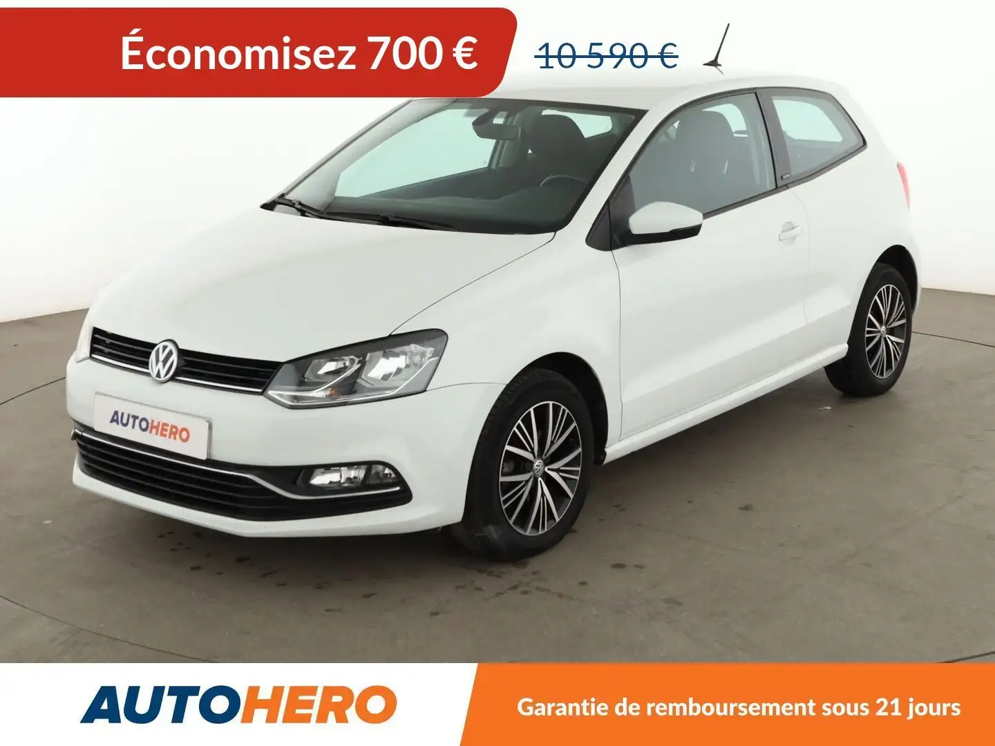 Volkswagen Polo 1.2 TSI BlueMotion Tech Allstar Blanc - 1