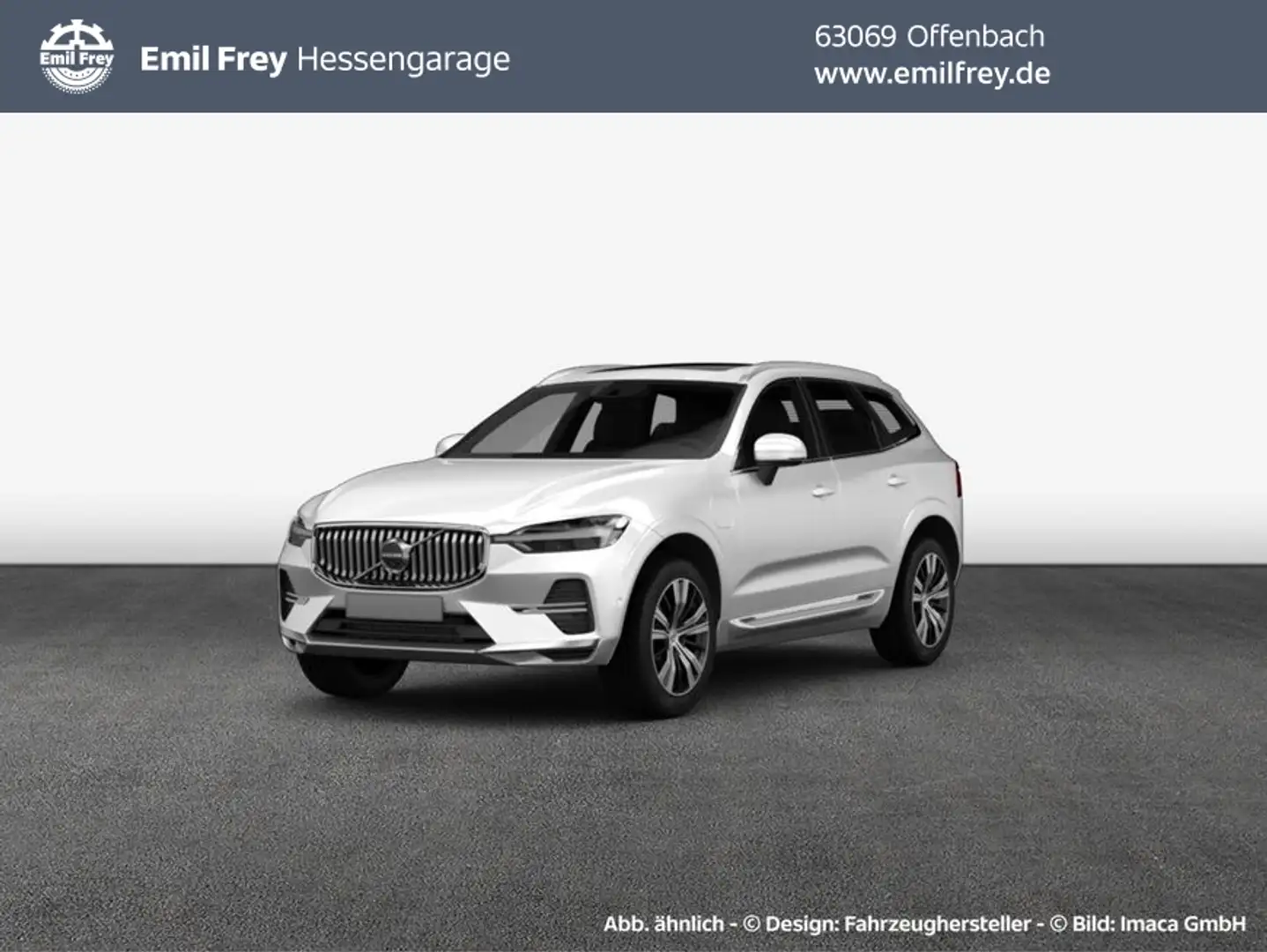 Volvo XC60 XC60 B4 AWD Plus-Dark Aut ACC BLIS AHK LEDER Bianco - 1