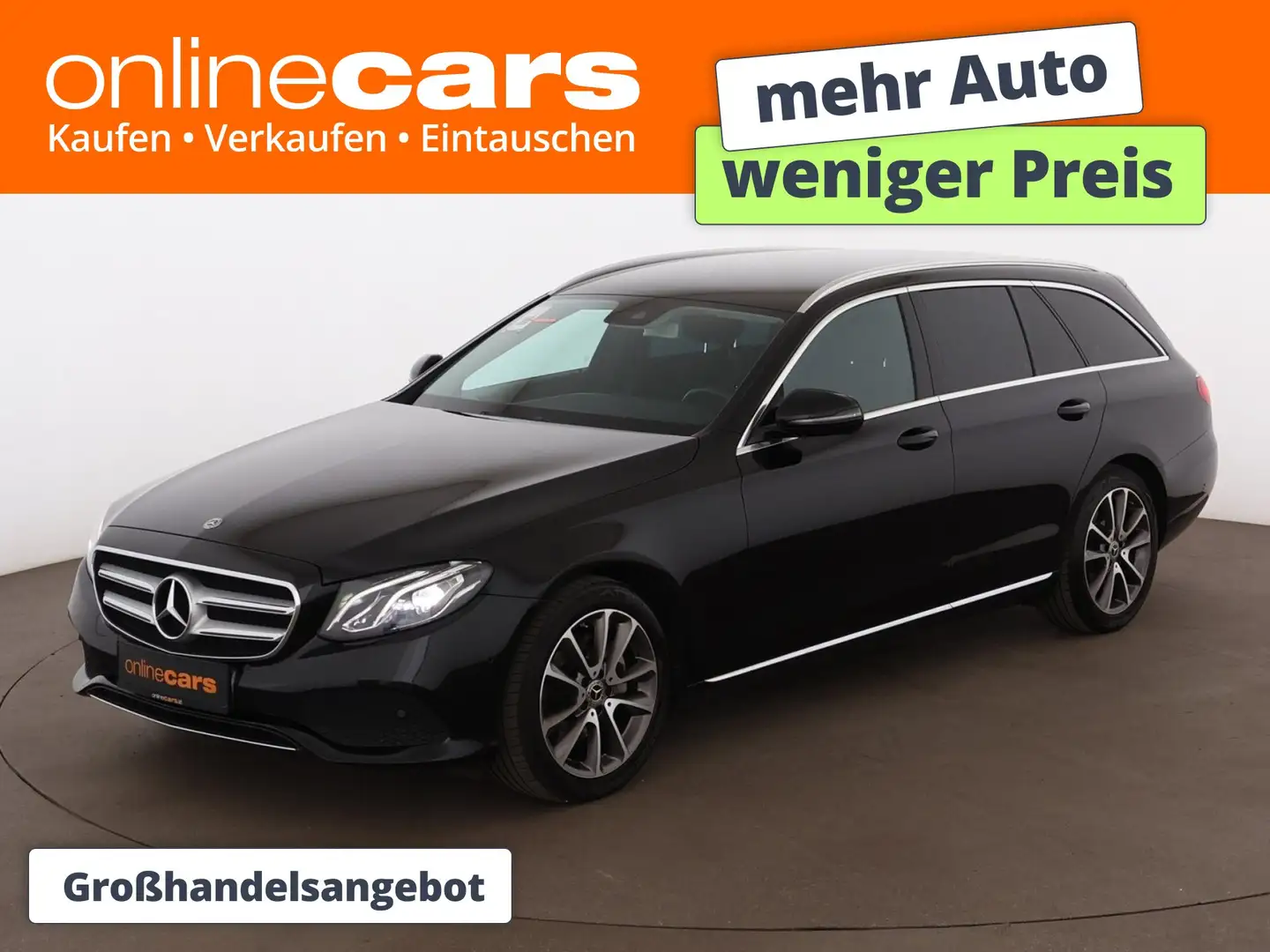 Mercedes-Benz E 220 d 4Matic Avantgarde Aut LED AHK NAVI SITZHZG Schwarz - 1