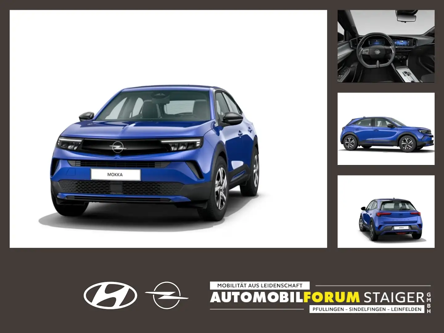 Opel Mokka Edition MHEV **Gewerbehammer** Bleu - 1