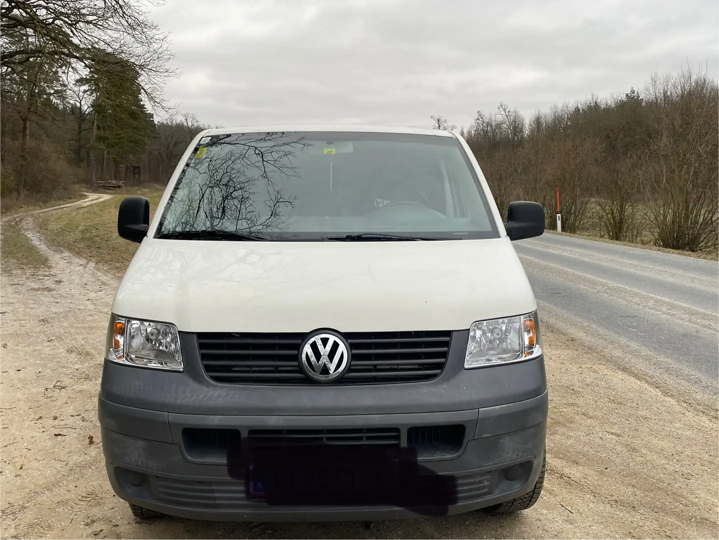 Volkswagen Transporter T5 TDI 1,9 Kastenwagen Wit - 1