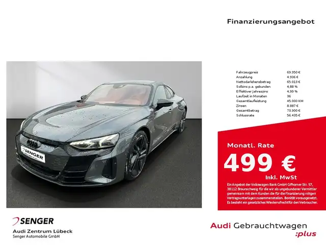 Audi e-tron GT quattro Navi Pano Laser B&O 360° LM21