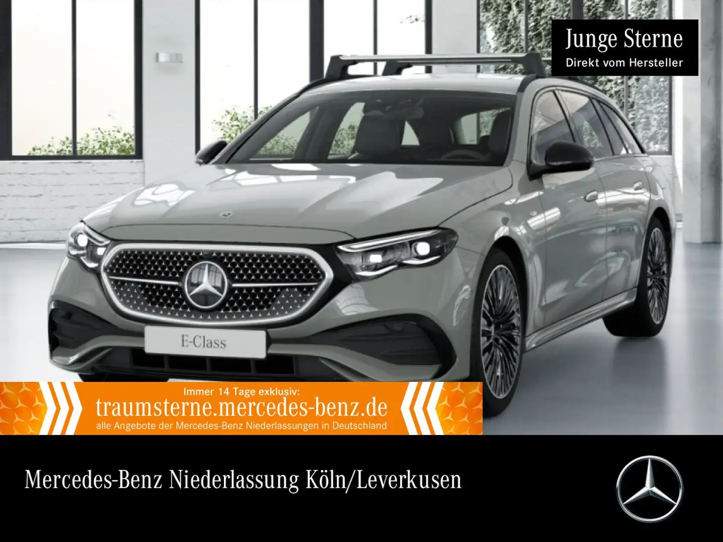 Mercedes-Benz E 300 de T 4M Hybrid AMG Fahrass 360° Burmester 9G Grau - 1