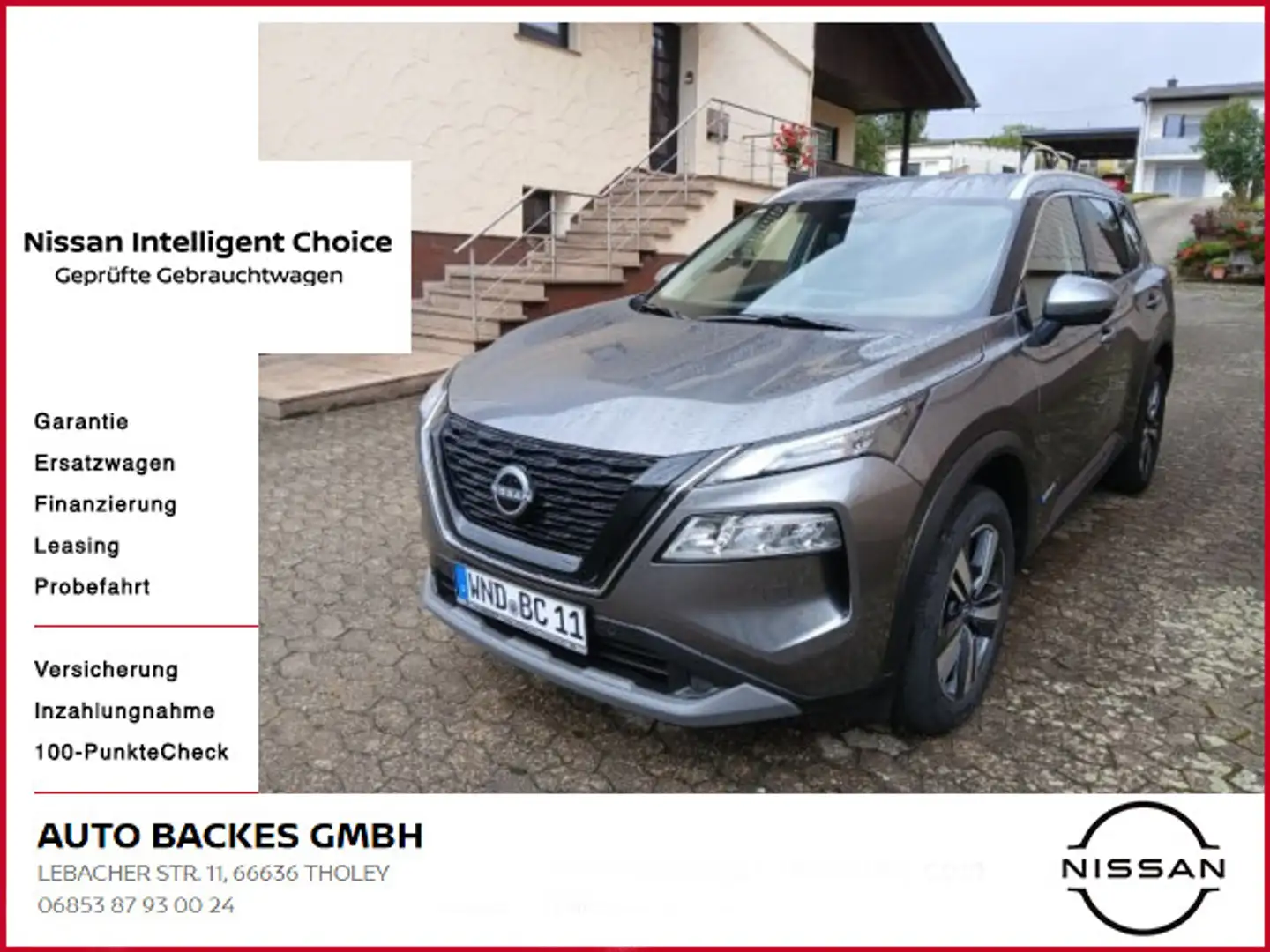 Nissan X-Trail e-Power 4x4 e-4orce N-Connecta Navi + 4 Grijs - 1
