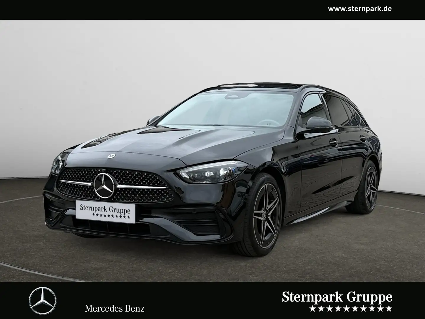 Mercedes-Benz C 300 C 300 de T AMG Night+Pano+AHK+Distro+Memo+360°+ Nero - 1