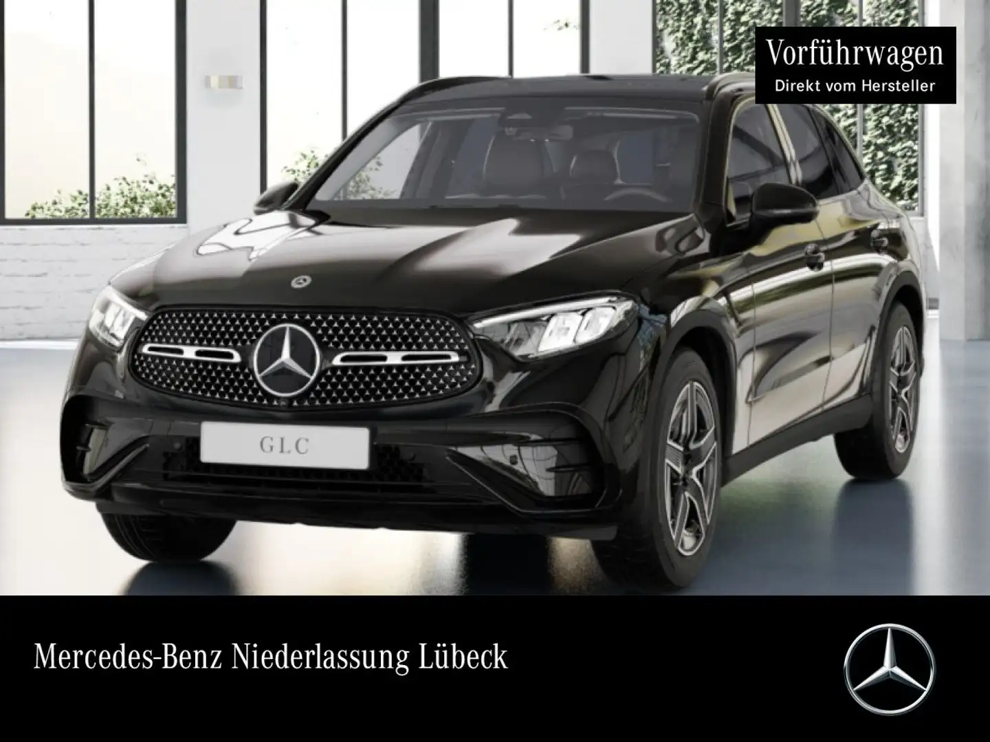 Mercedes-Benz GLC 200 4M AMG+NIGHT+PANO+360+AHK+LED+TOTW+KEYLESS Schwarz - 1