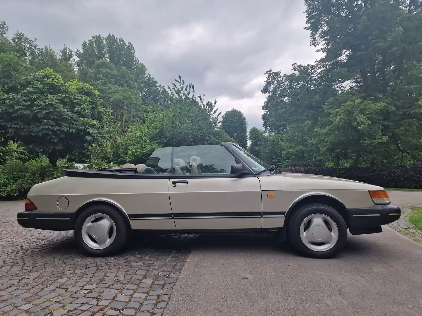 Saab 900 900 S Cabrio Turbo 16v Automatik, Sammlerfahrzeug Beige - 2