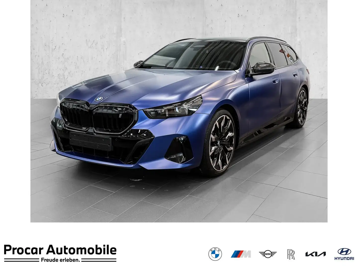 BMW i5 eDrive40 M Sport HUD PANO ACC AHK 360°KAM LM Blau - 1