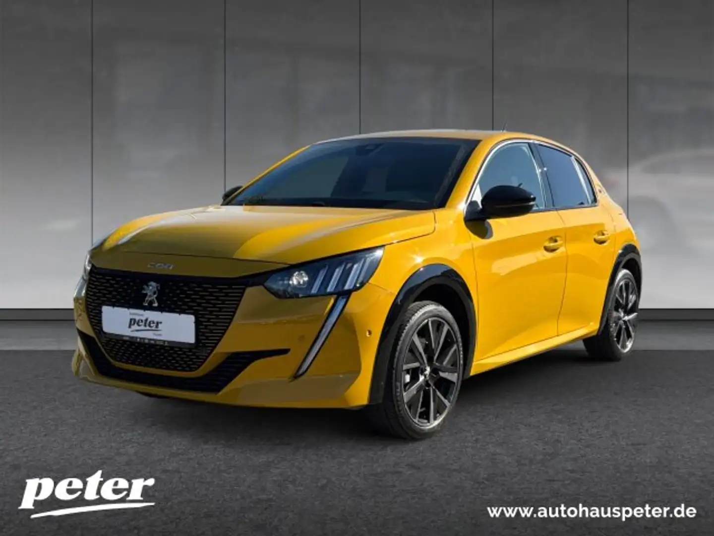 Peugeot e-208 e-208 GT+ 136 +11KW OBC+Kamera+Navi+LED Gelb - 1