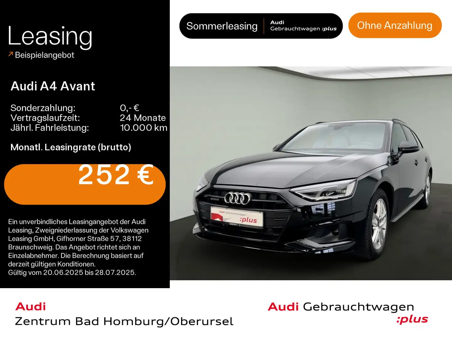 Audi A4 Advanced 40 TDI quattro*Navi*PDC*Virtua Schwarz - 1