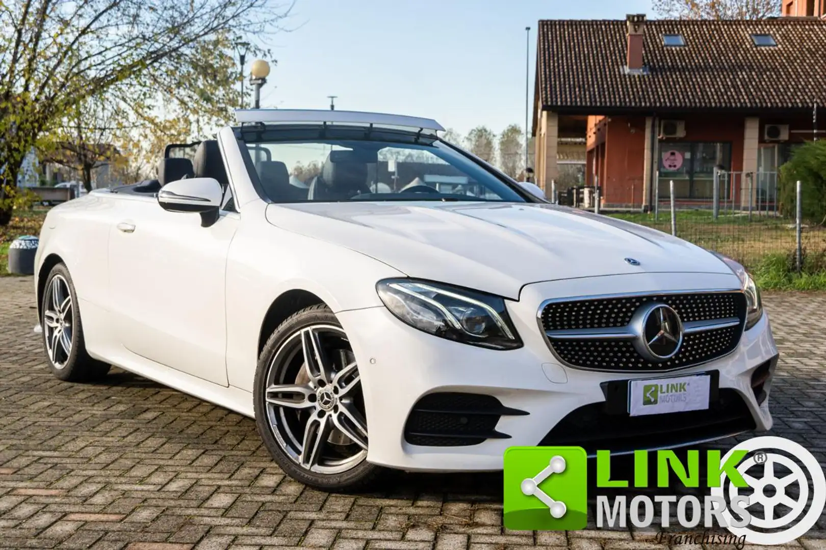 Mercedes-Benz E 220 CABRIO 2018 AMG LINE – FULL OPTIONAL - CERTIFICA Weiß - 1