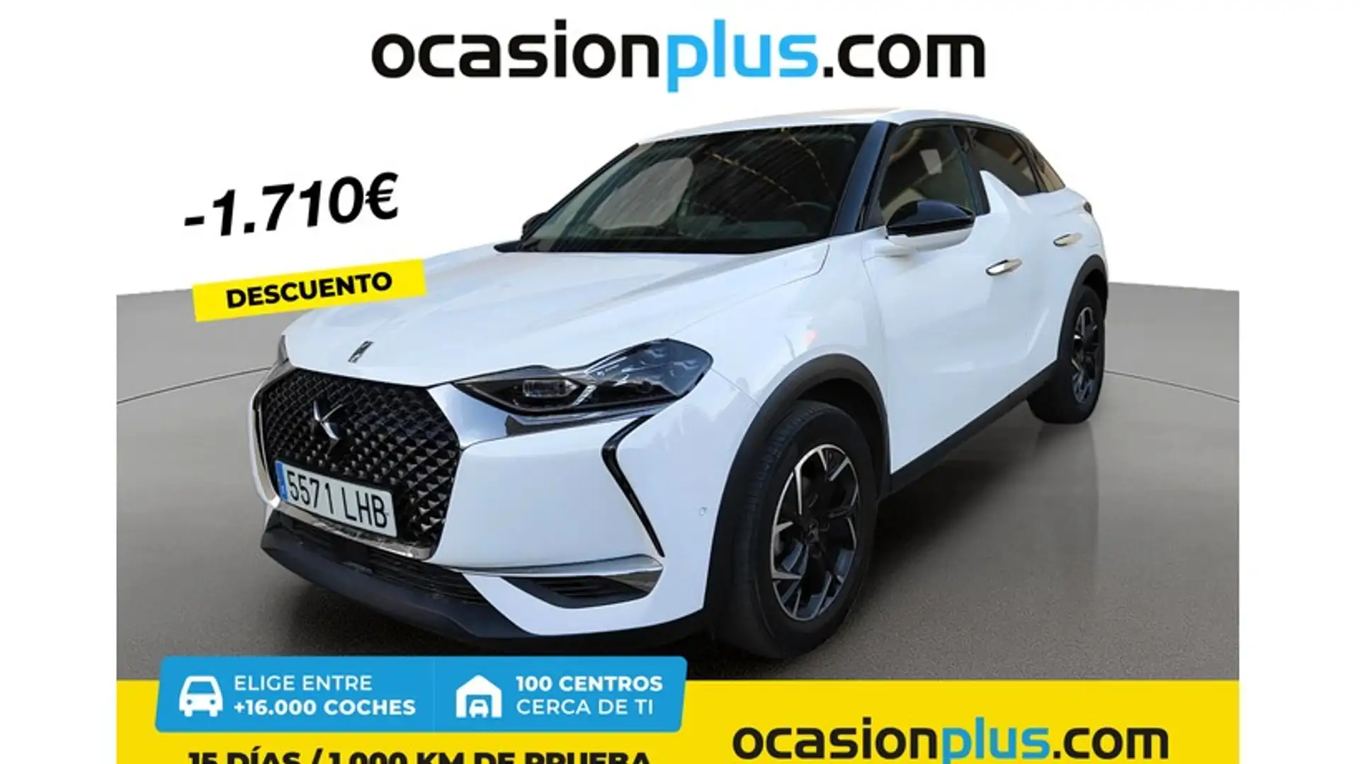 DS Automobiles DS 3 Crossback Puretech So Chic 100 White - 1