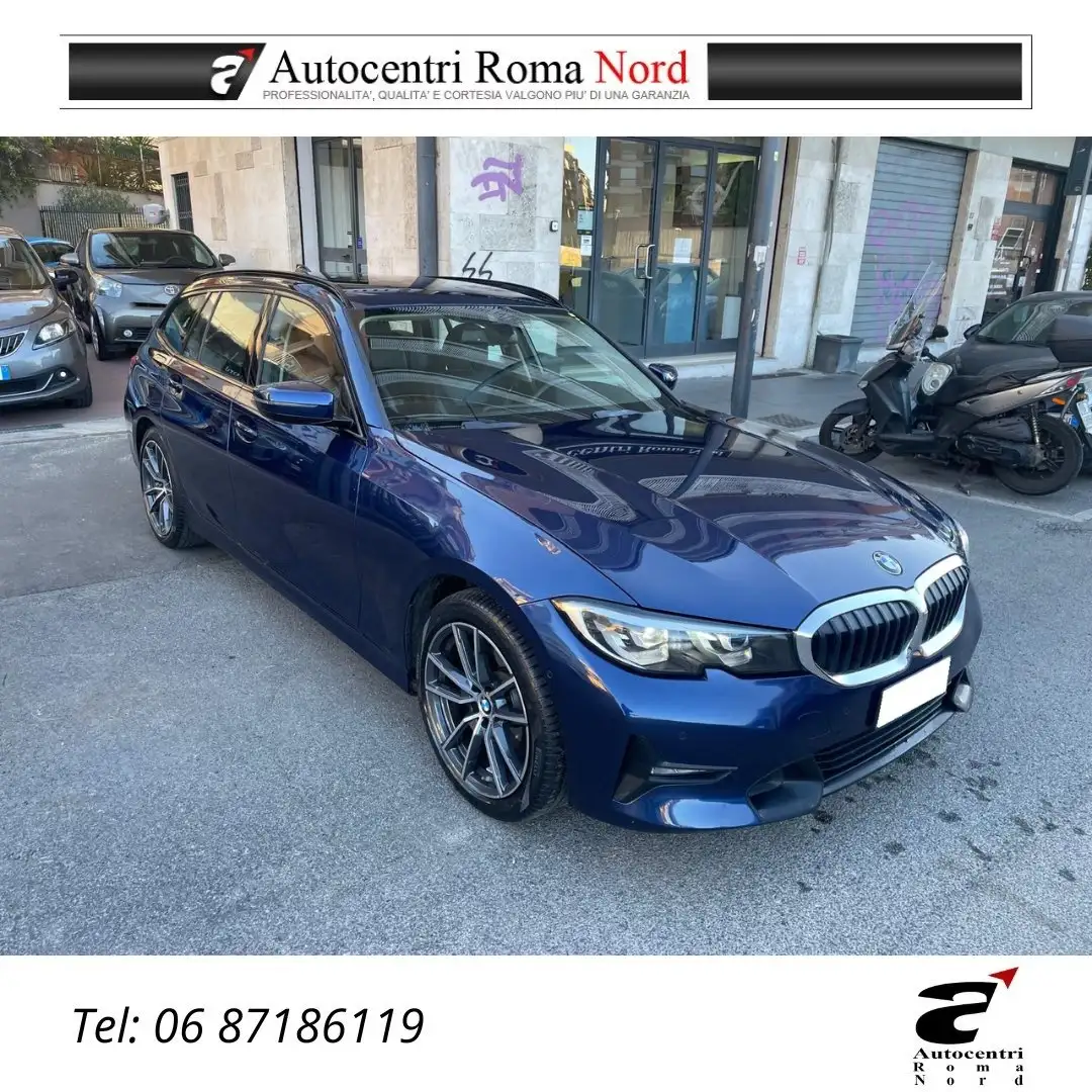BMW 320 320d Touring Msport auto Blue - 1