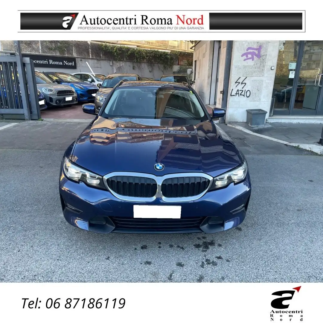 BMW 320 320d Touring Msport auto Blue - 2