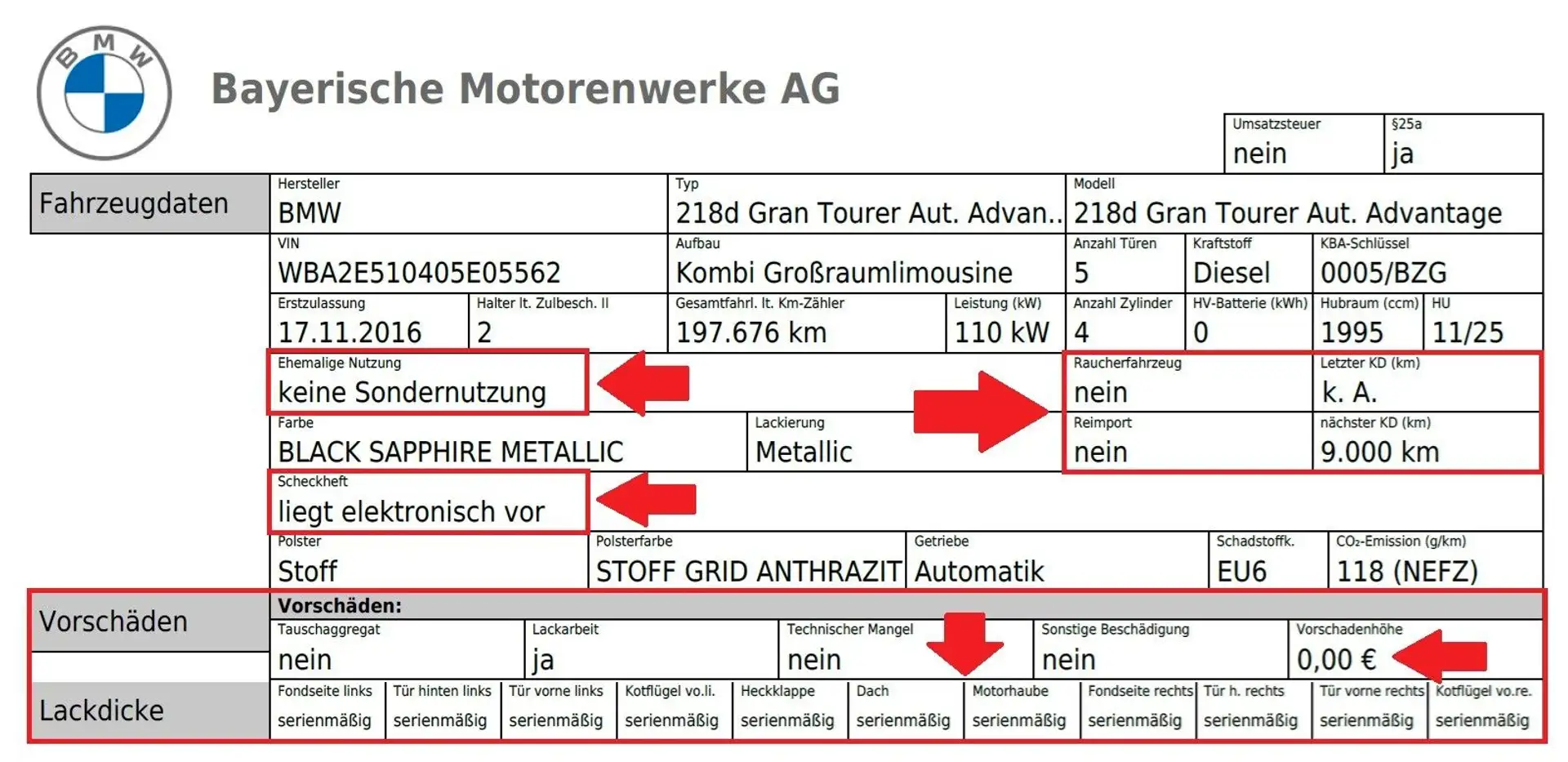 BMW 218 d Gran Tourer Advantage*7 SITZE*AHK*TOP* Noir - 2
