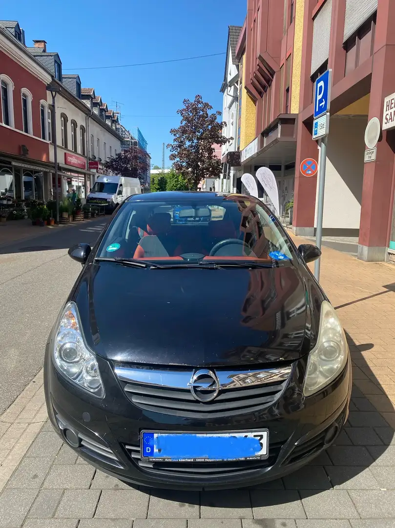 Opel Corsa 2008 Noir - 2