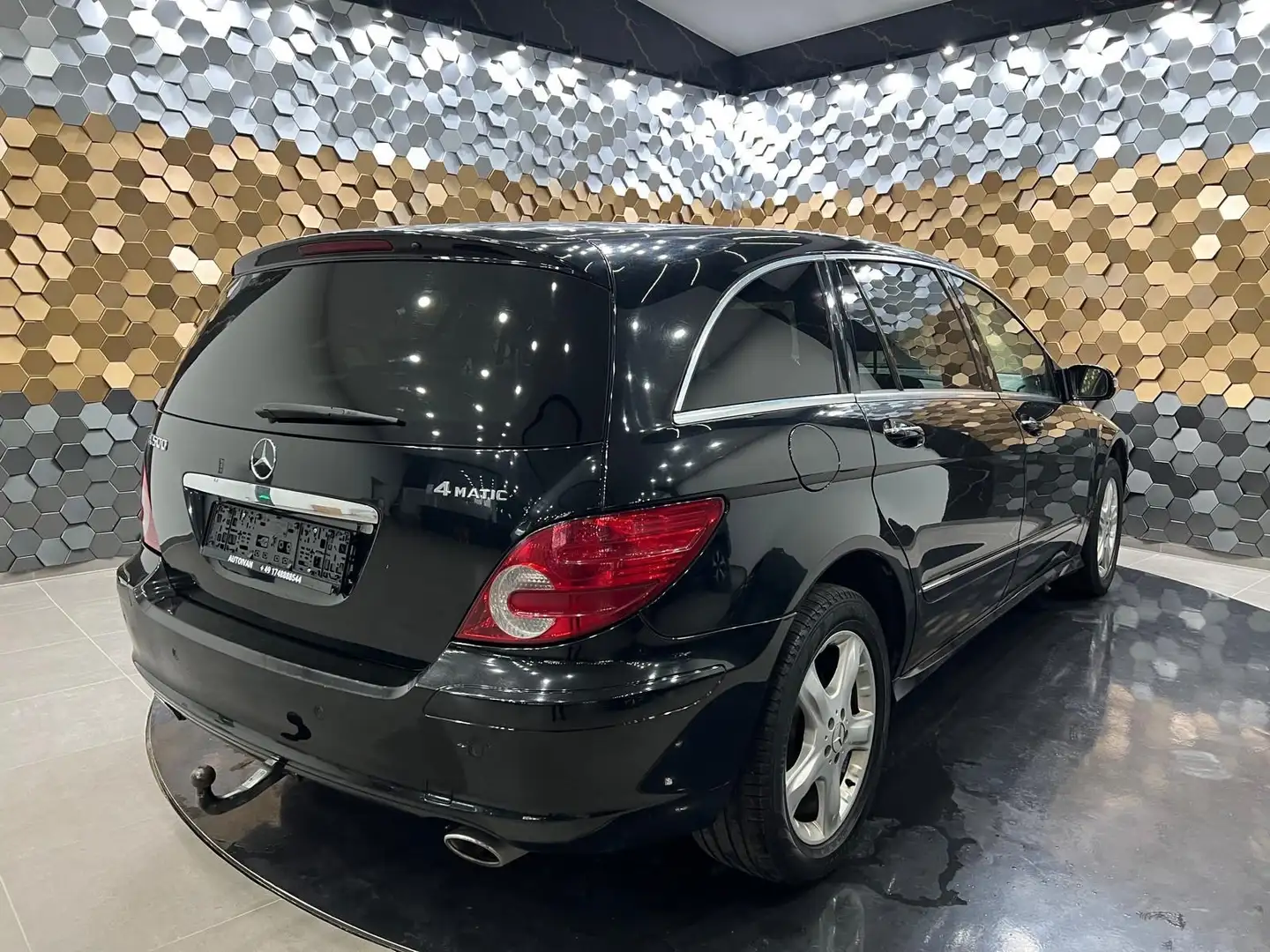 Mercedes-Benz R 500 Lang 4Matic /Pano/Navi/AHK/Scheckheftgepfl Negro - 2